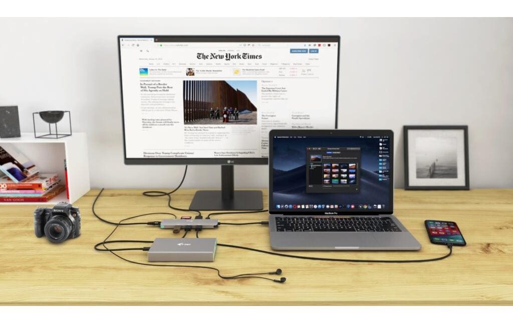 i-tec MetalNanoDock Dockingstation – USB-C, HDMI, 3× USB-A, 100 W PD, GbE, für Windows/Mac/ChromeOS
