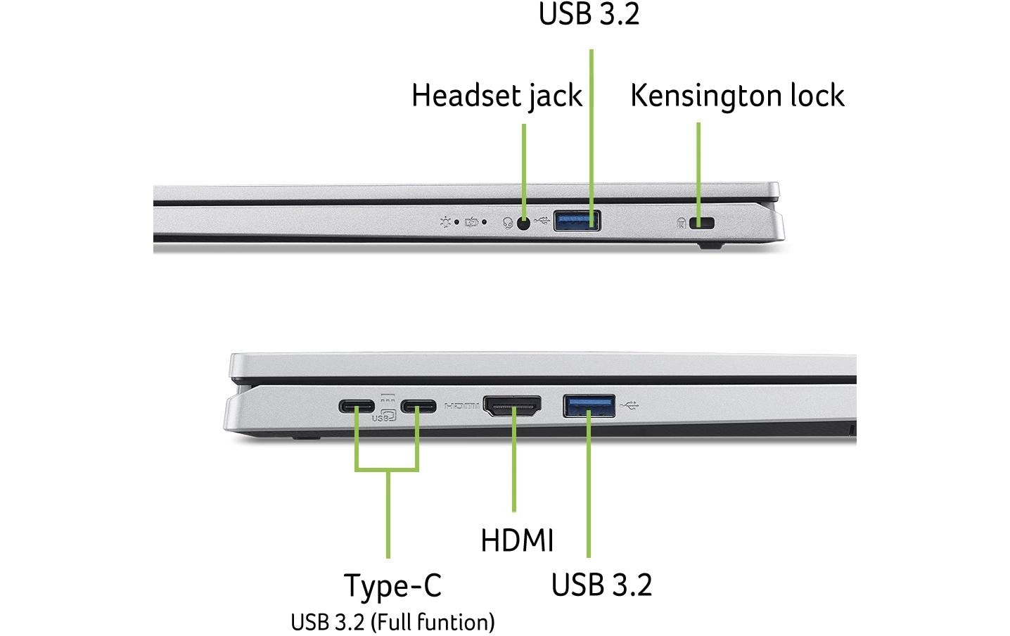Acer Aspire 15 7-150U – 15,6" FHD, Core 7 150U, 32 GB, 1 TB SSD, Win 11 Home, QWERTZ (CH)