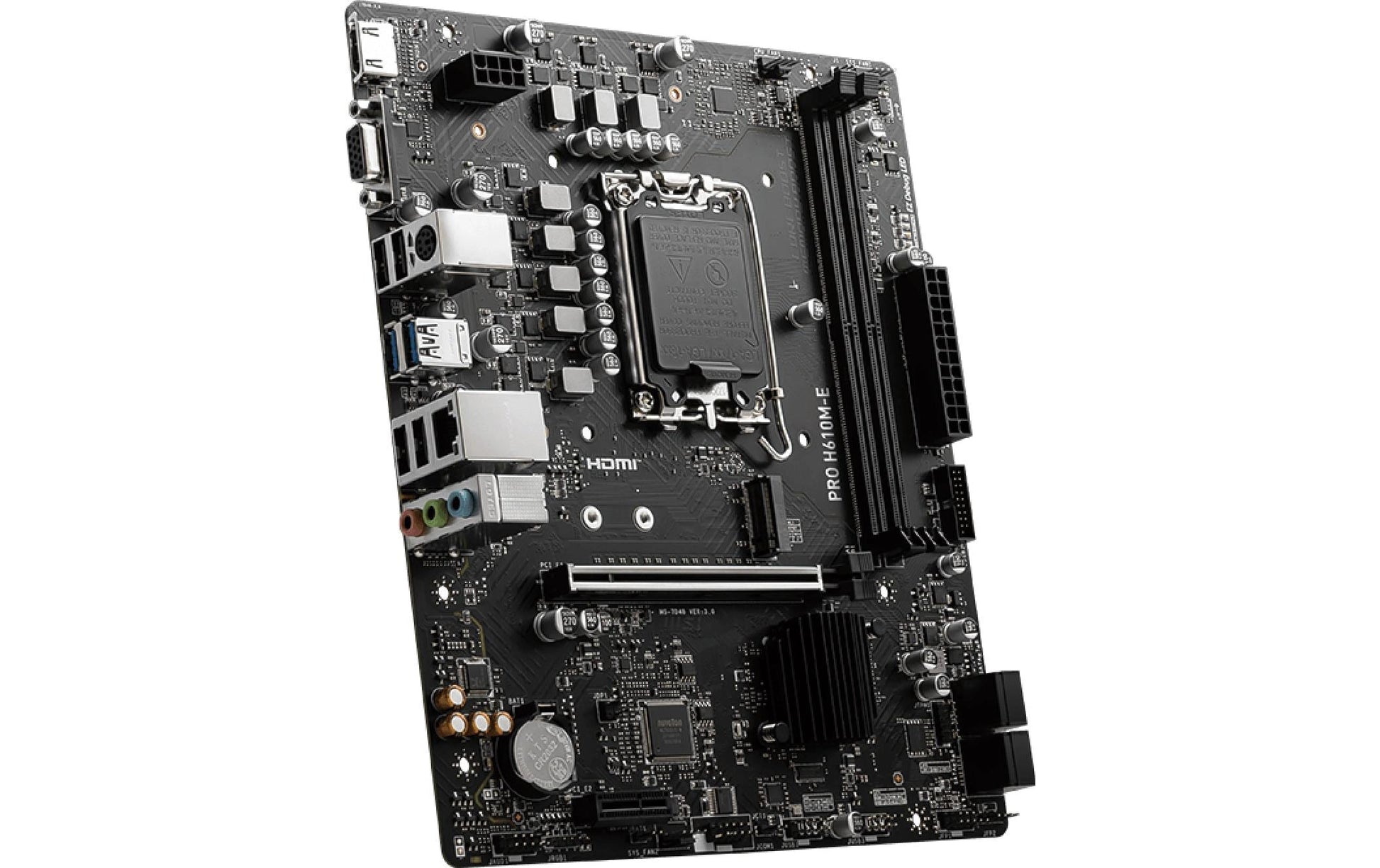 MSI PRO H610M-E – Mainboard – LGA 1700, Intel H610, mATX, DDR5, 96 GB