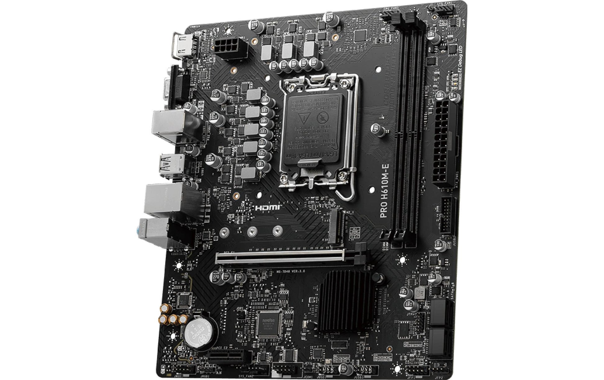 MSI PRO H610M-E – Mainboard – LGA 1700, Intel H610, mATX, DDR5, 96 GB