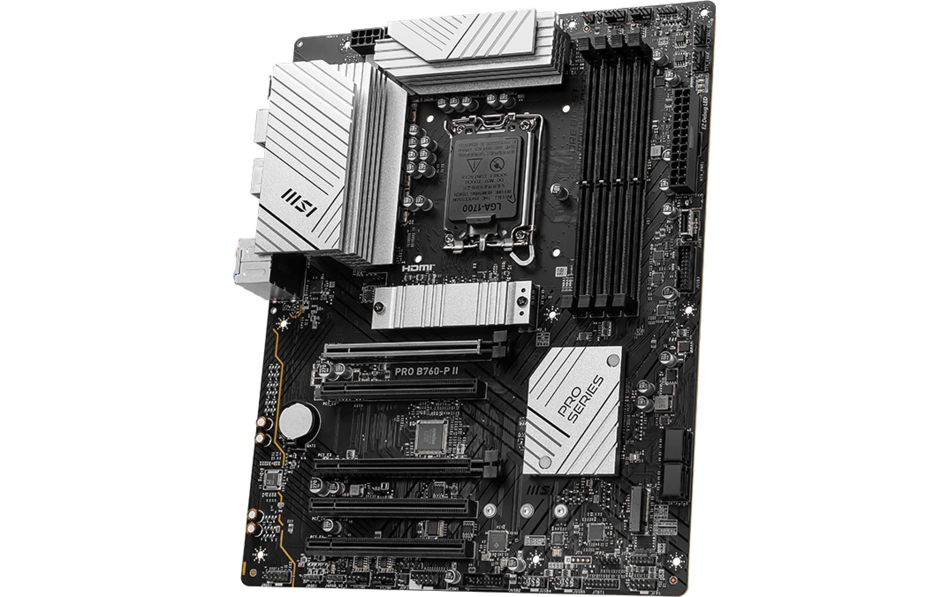 MSI PRO B760-P II – Mainboard – LGA 1700, Intel B760, ATX, DDR5