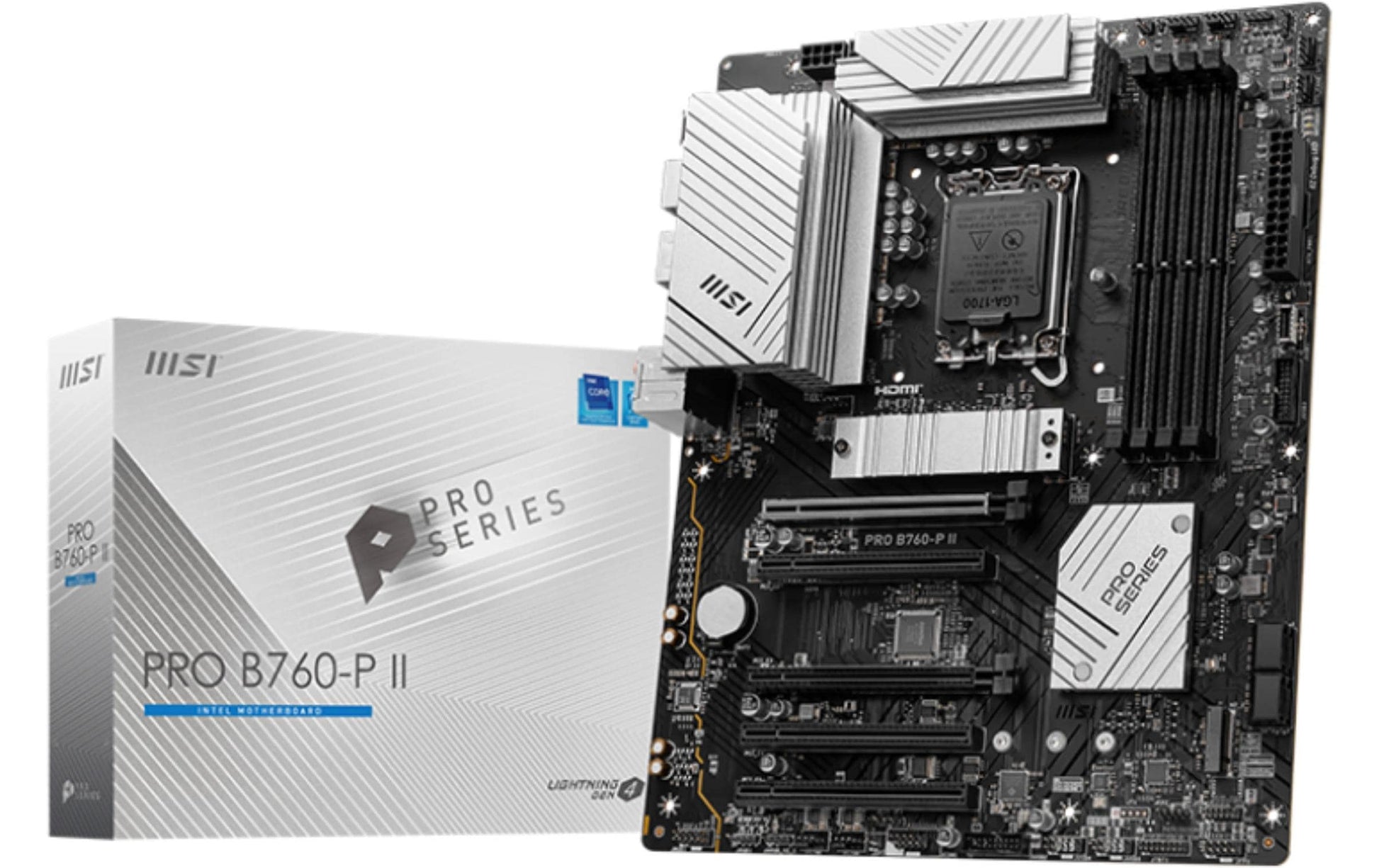 MSI PRO B760-P II – Mainboard – LGA 1700, Intel B760, ATX, DDR5