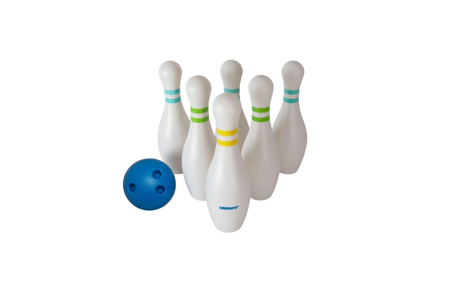 Alldoro XXL Bowling – Bowling-Set – Ø 42 cm – ab 3 Jahren – mehrfarbig