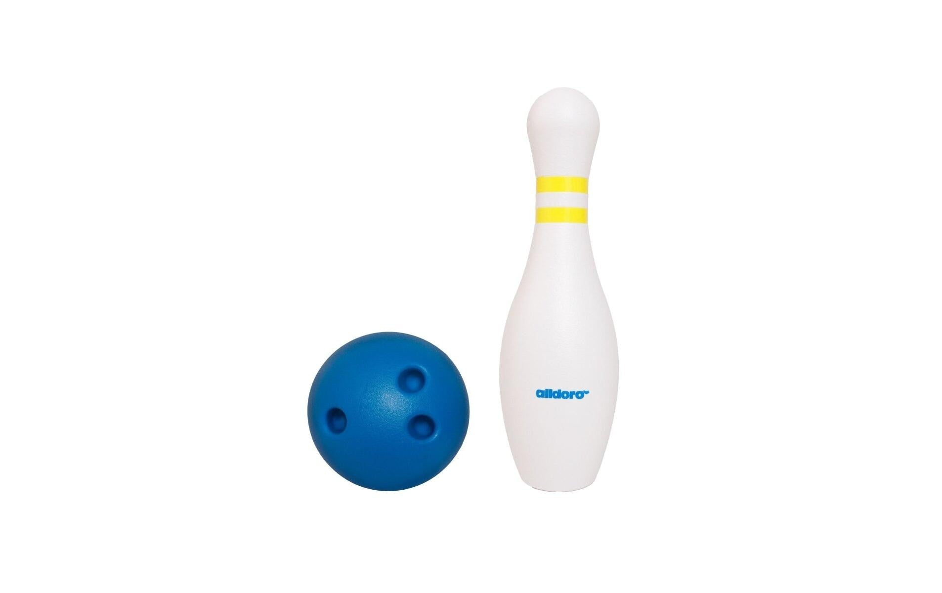 Alldoro XXL Bowling – Bowling-Set – Ø 42 cm – ab 3 Jahren – mehrfarbig