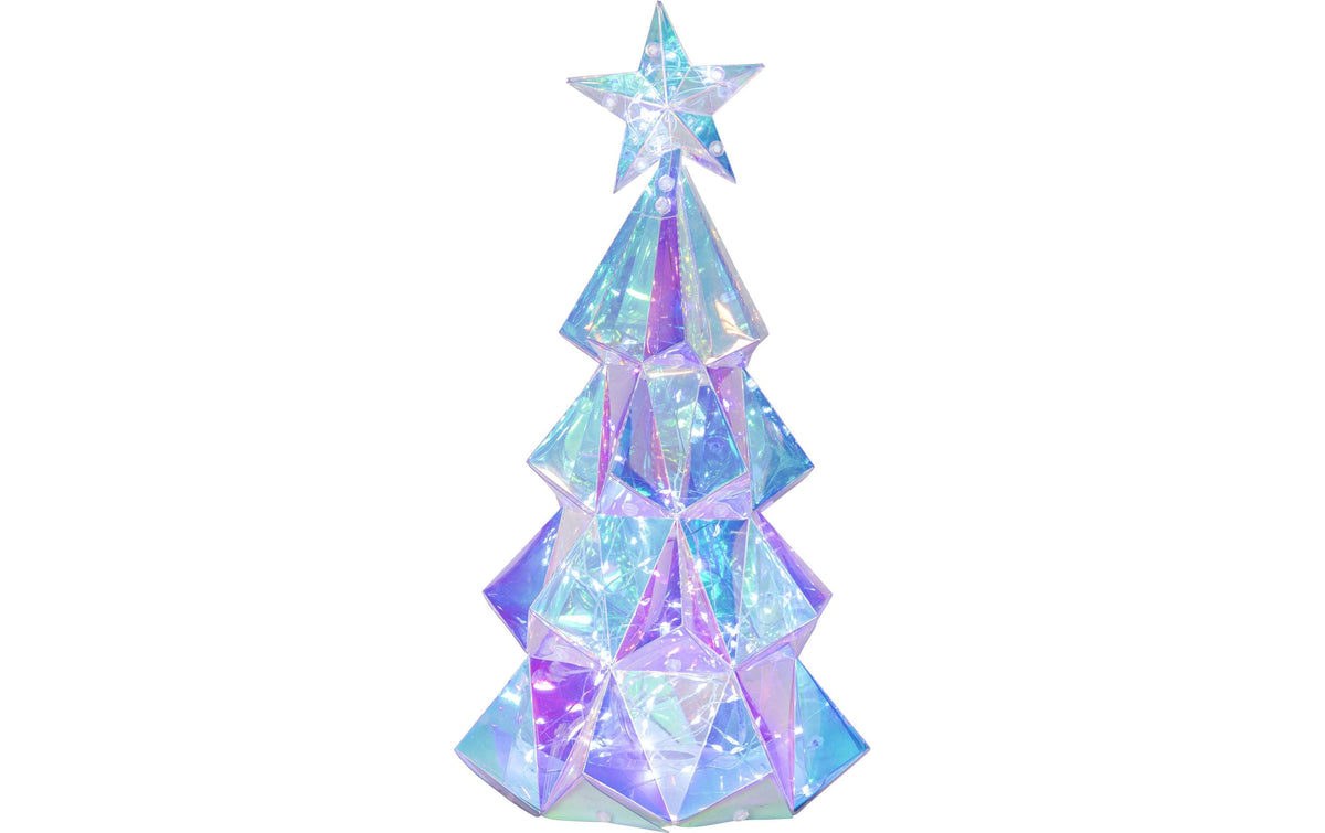 Star Trading Magic Dekolicht – 38 cm, 0,34 W, Kaltweiss, Transparent/Silber, 90 LEDs, batteriebetrieben, 80 h