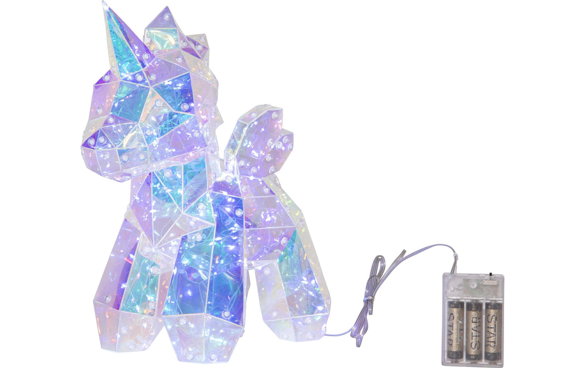 Star Trading Dekorationsfigur – 150 LEDs, Akku (3× AA) – 25 × 30 × 15 cm, Transparent