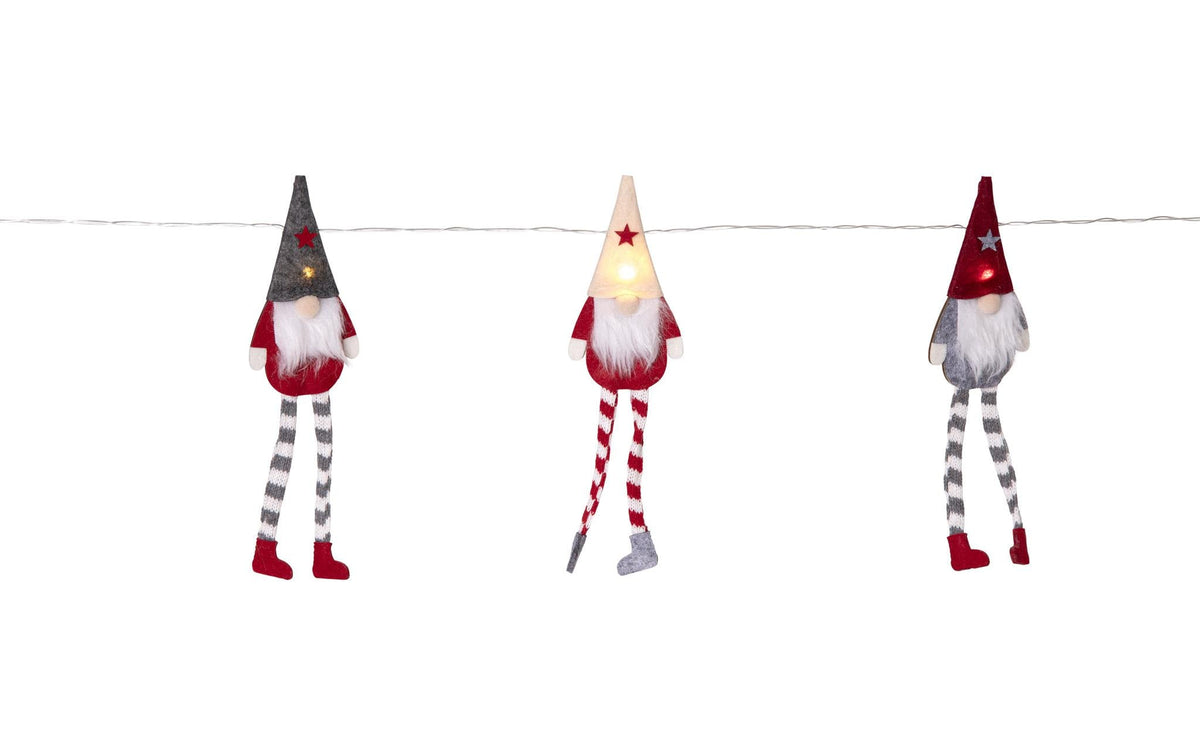 Star Trading Lichterkette Alf – Starterset, 1,4 m, 0,1 W, Warmweiss, Rot, batteriebetrieben