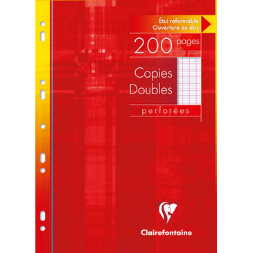 Clairefontaine Notizbuch-Einlagen A4, liniert, 11-fach gelocht, 90 g/m² – 100 Blatt