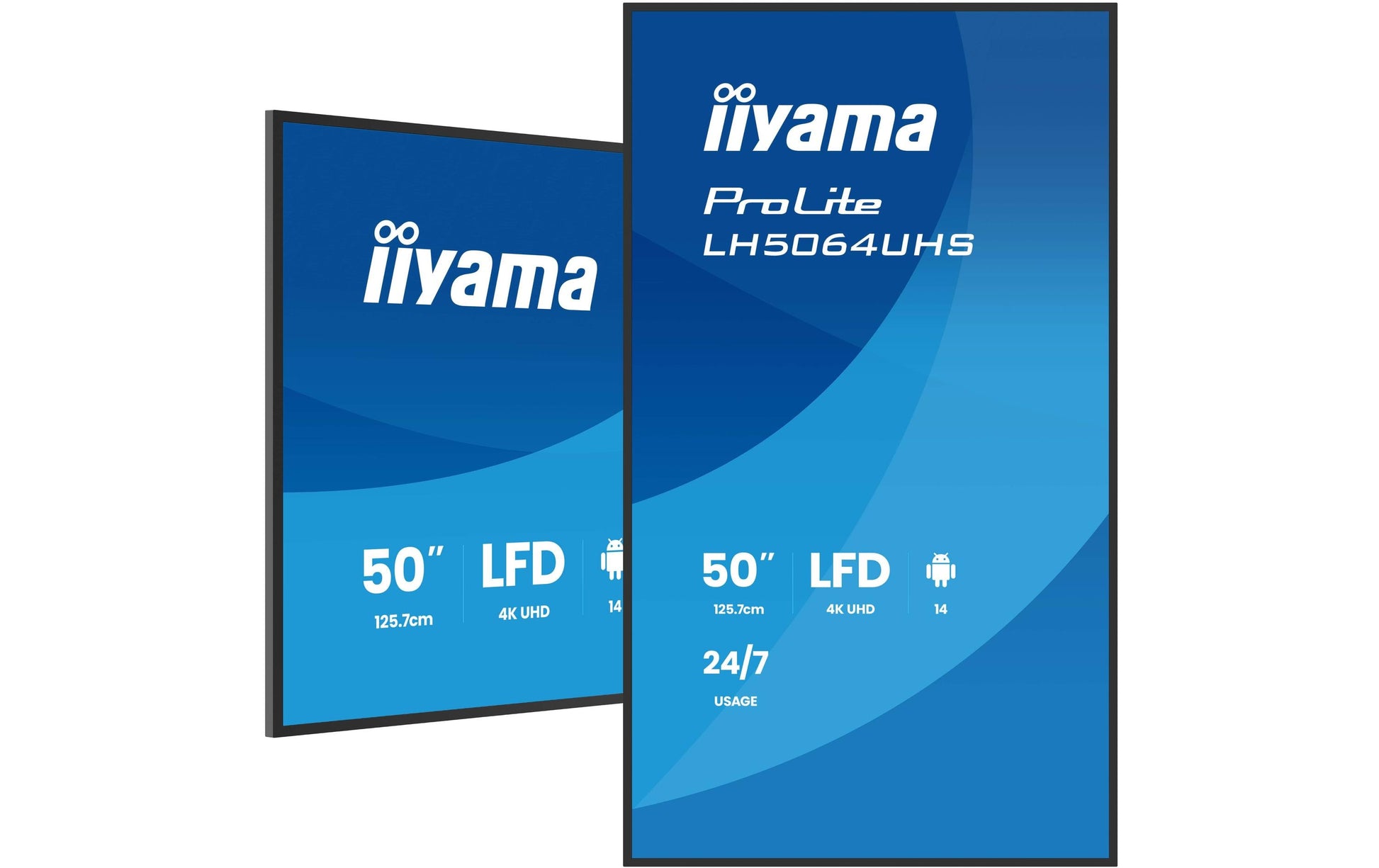 iiyama 50″, 3840 × 2160 (4K), IPS, USB‑C 15 W, LAN