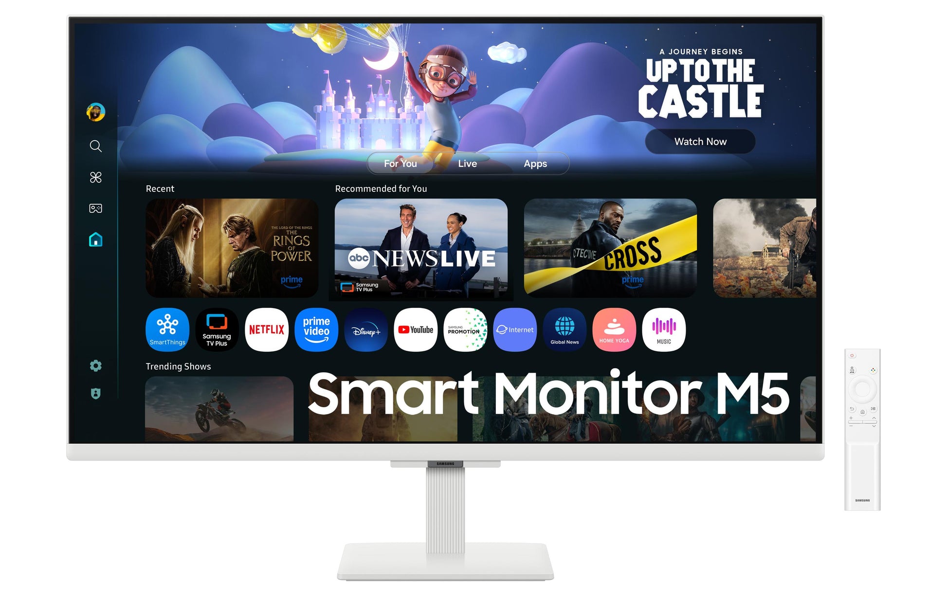 Samsung M50F – Monitor, 1920 × 1080 (Full HD), Weiss