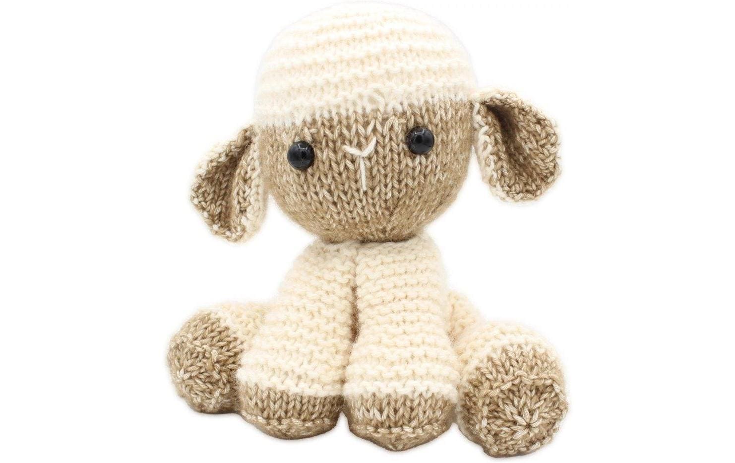 Hardicraft Strickset Lama – 20 cm, Weiss