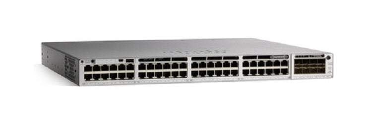 Cisco Catalyst C9300-48UXM-E – Verwalteter L2/L3 Switch – 48× 10G, PoE+, PoE-Budget 490 W, 19", 1U
