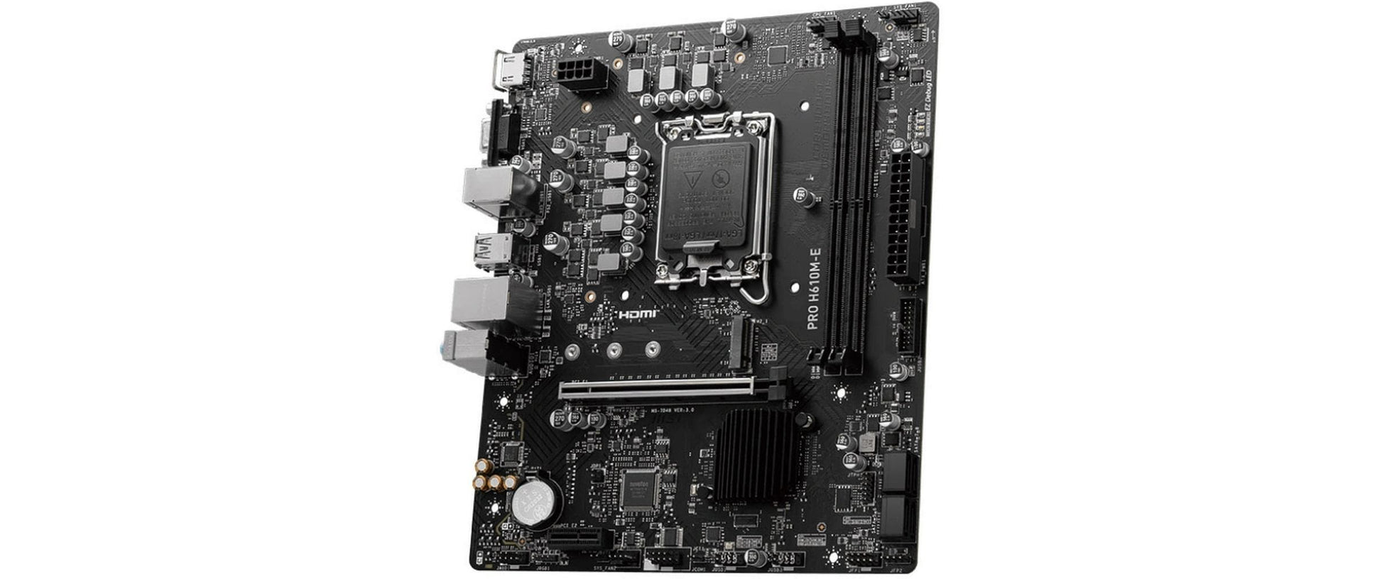 MSI PRO H610M-E – Mainboard – LGA 1700, Intel H610, mATX, DDR5, 96 GB