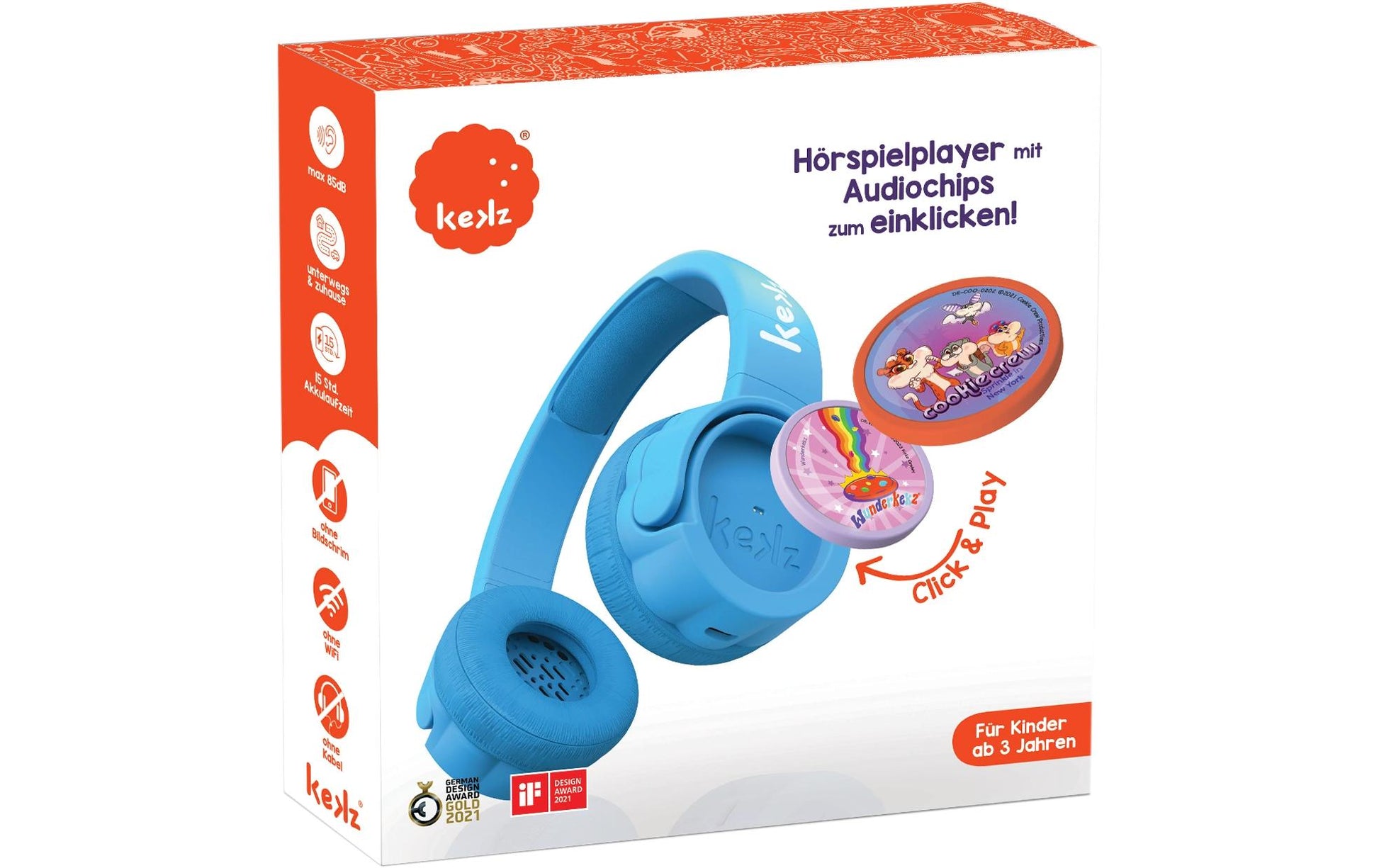 Kekz DE-K23-9885 Kinderkopfhörer – Blau