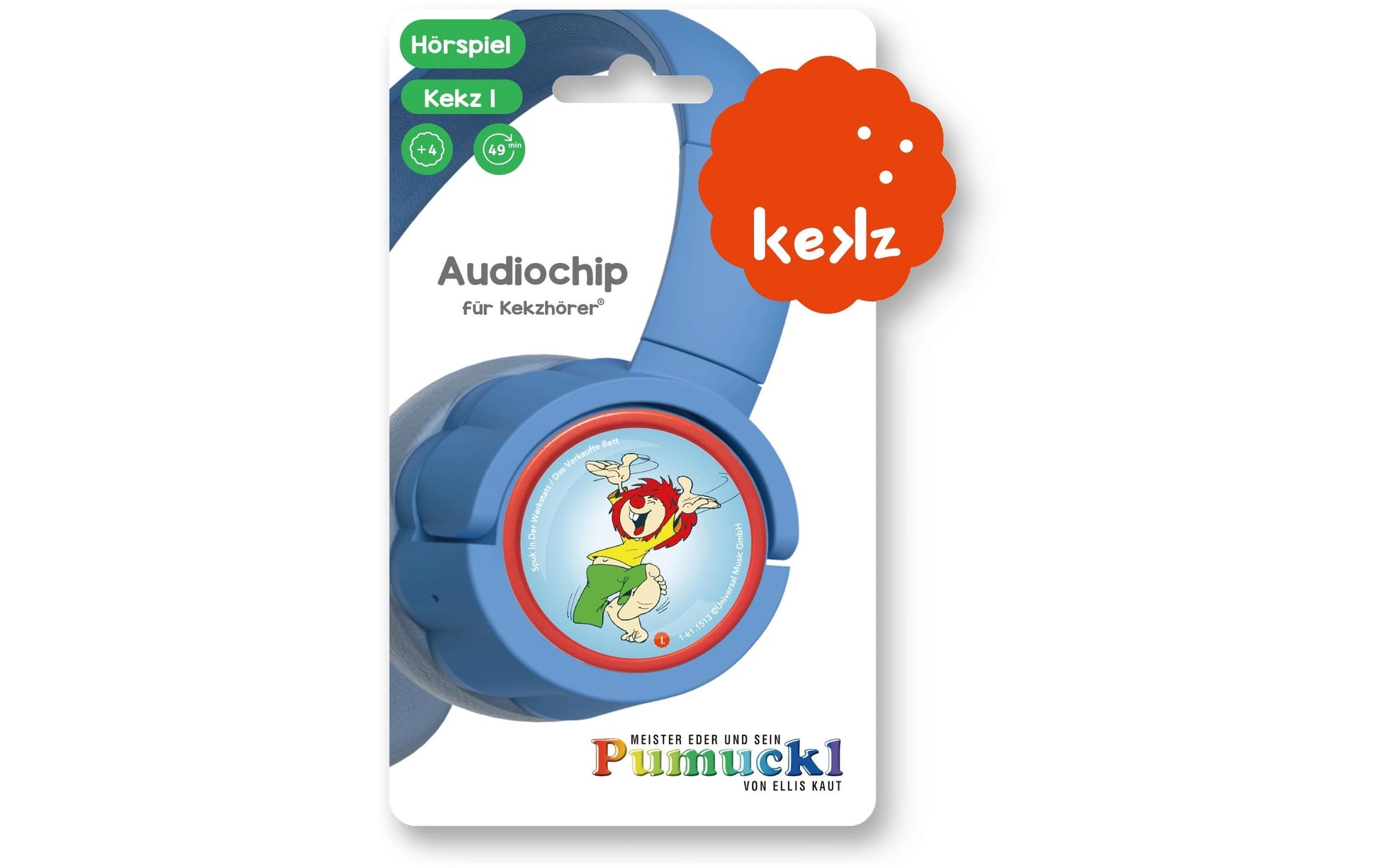 Kekz DE-PUM-1513 – Audio-Chip – Pumuckl (Hörspiel, Deutsch, 49 Min) – mehrfarbig