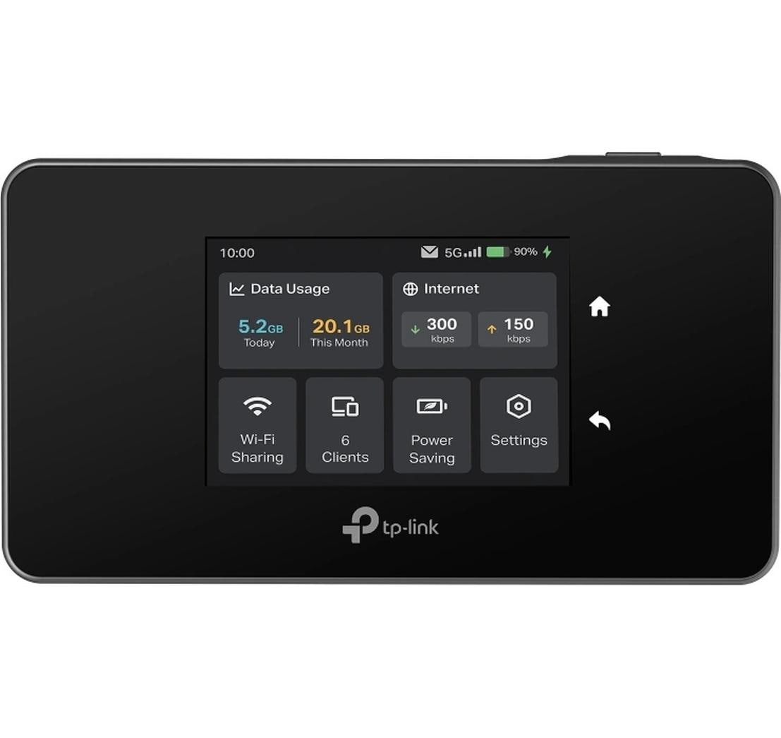 TP-Link M8550 – Mobiler 5G-Hotspot, Wi-Fi 6, Dual-Band (2,4/5 GHz), 2880 Mbit/s, 4680 mAh, SIM-Slot