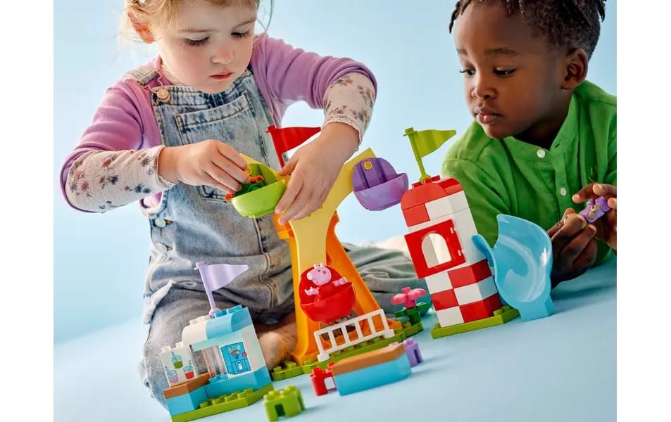 LEGO DUPLO Jahrmarkt – 53-teilig – 28,2×8,8×45,6 cm – ab 2 Jahren