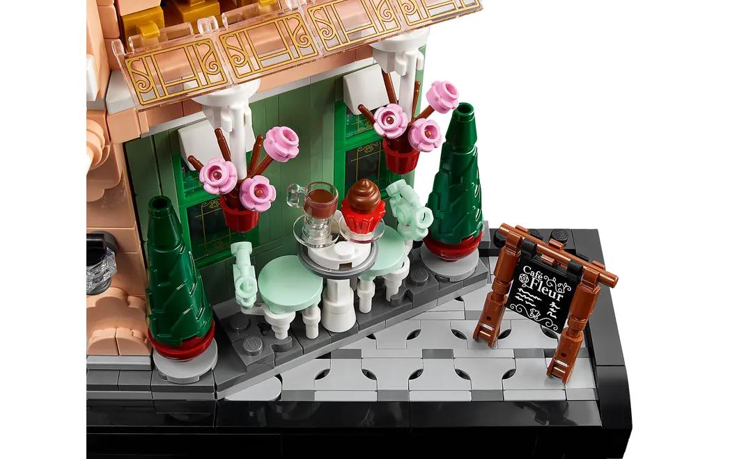 LEGO Icons Französisches Café 3D-Puzzle – 1101-teilig – 26,2 × 9,4 × 38,2 cm – ab 18 J.