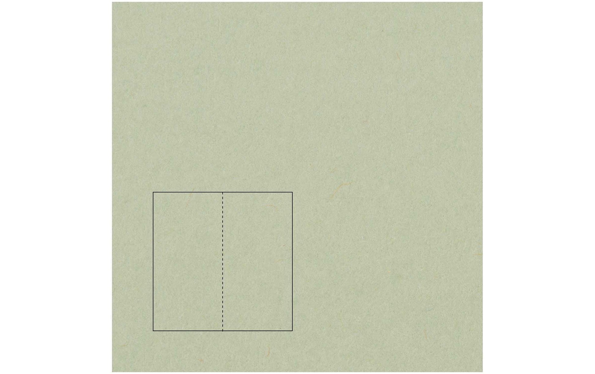 Rico design Klappkarten-Set – A6, Papier 240 g/m², Lindgrün – 50 Stk