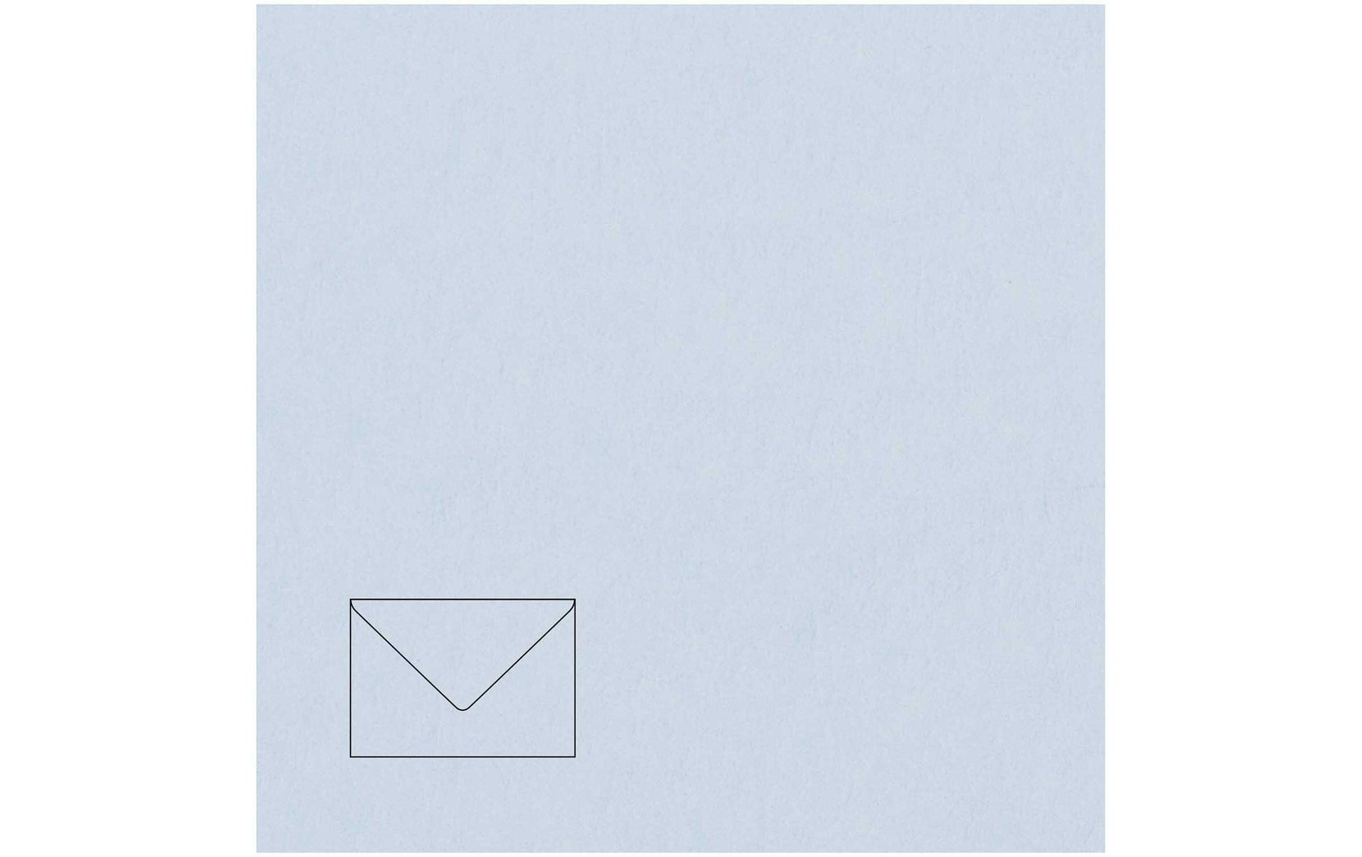 Rico Design Couvert B6, ohne Fenster, hellblau, 100 g/m² – 50 Stk.