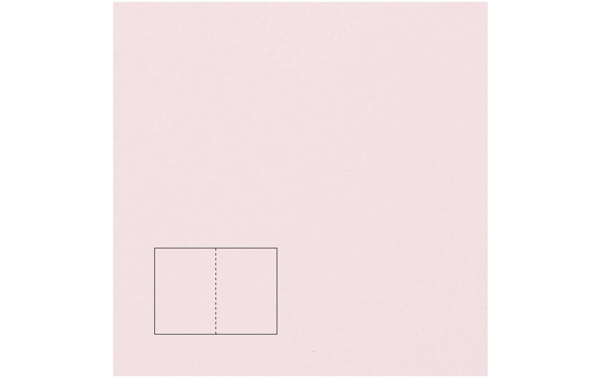 Rico Design Grusskarte – 125 × 176 mm, Papier, 50er Pack