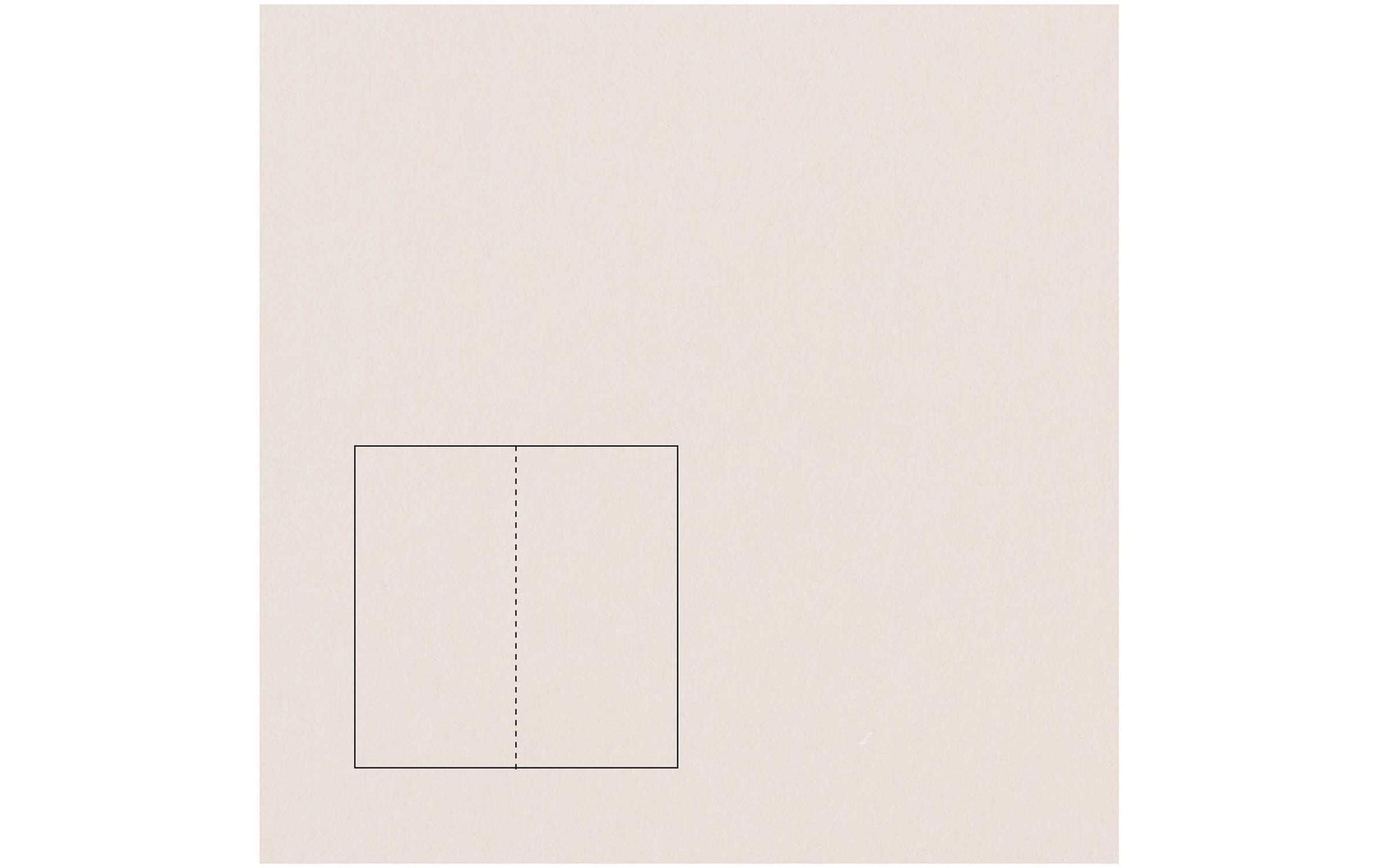 Rico design Klappkarten-Set – A6, Papier 240 g/m², Sand – 50 Stk