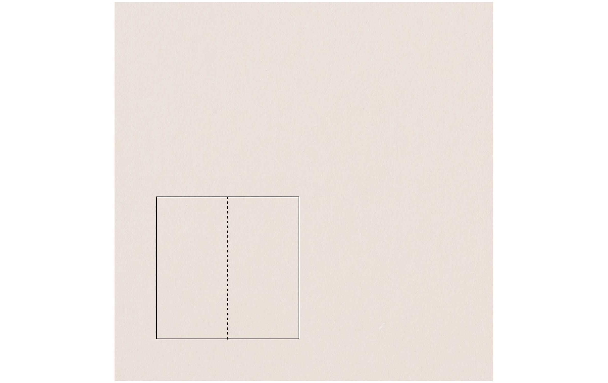 Rico design Klappkarten-Set – A6, Papier 240 g/m², Sand – 50 Stk