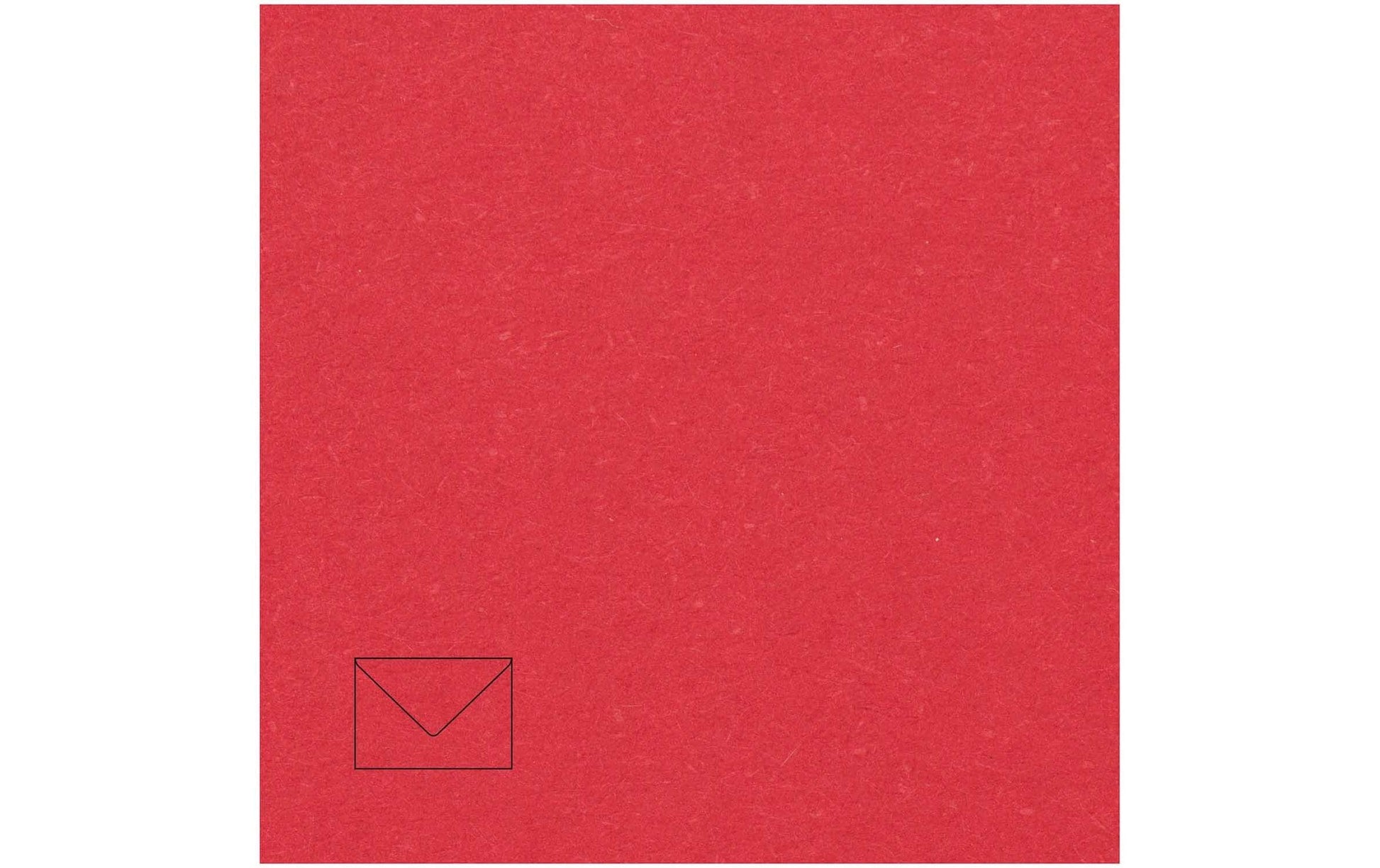 Rico Design Couvert B6, ohne Fenster, rot, 100 g/m² – 50 Stk.