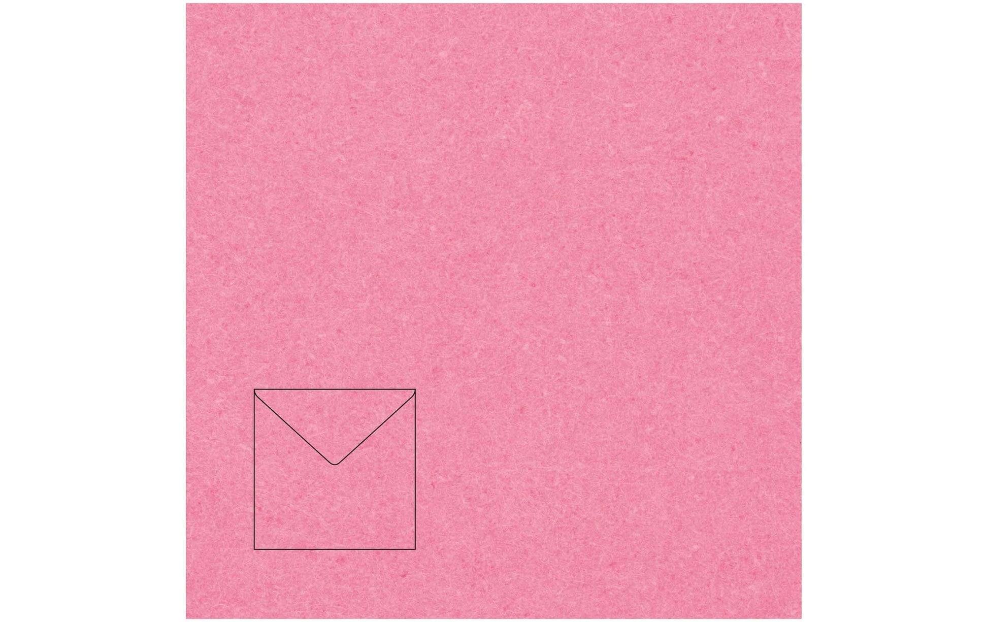 Rico design Couvert 160 × 160 mm, ohne Fenster, pink – 50 Stk.