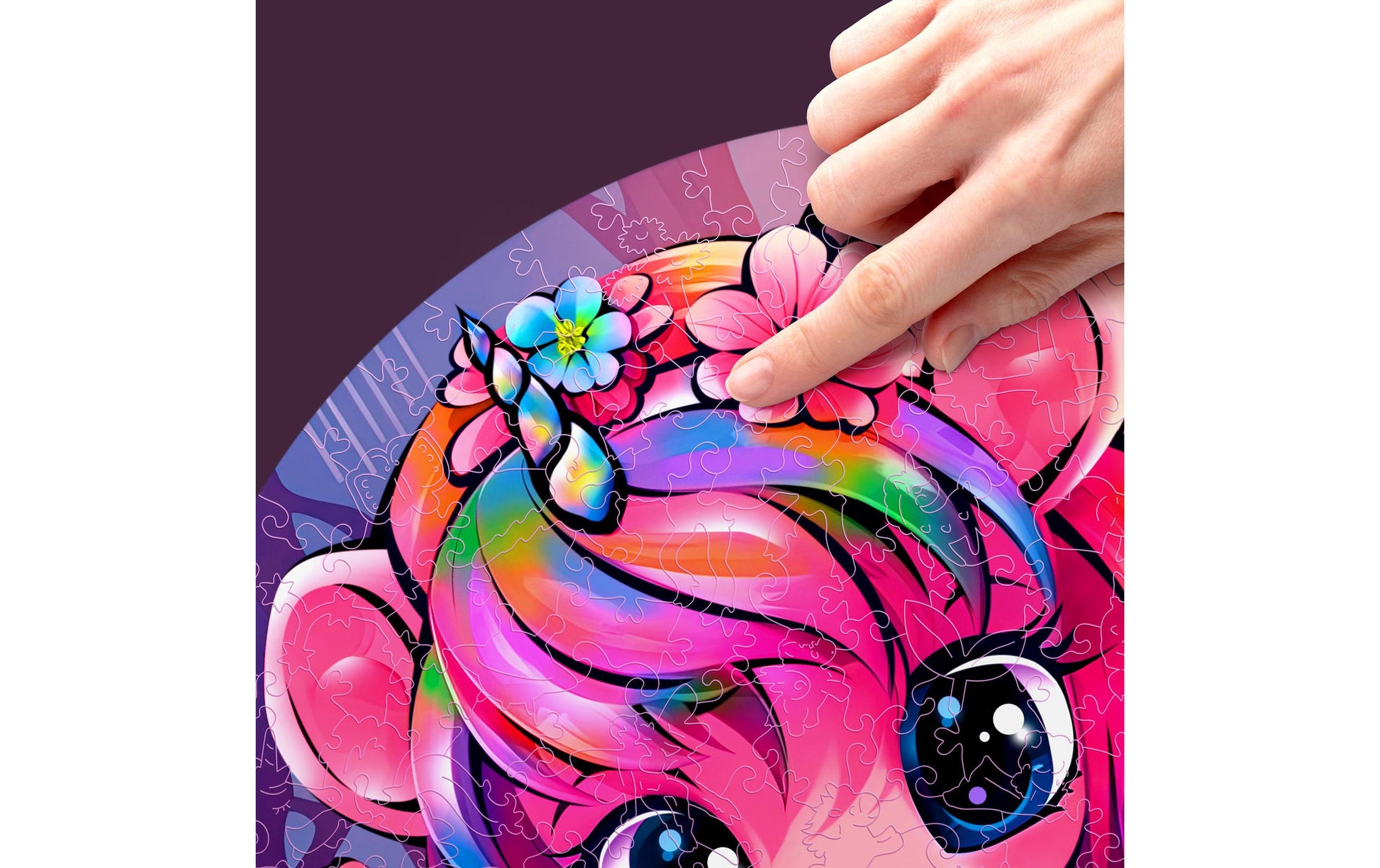 EscapeWelt Puzzle Einhorn – 200 Teile – 28,5 × 28,5 cm – ab 8 Jahren – Holz