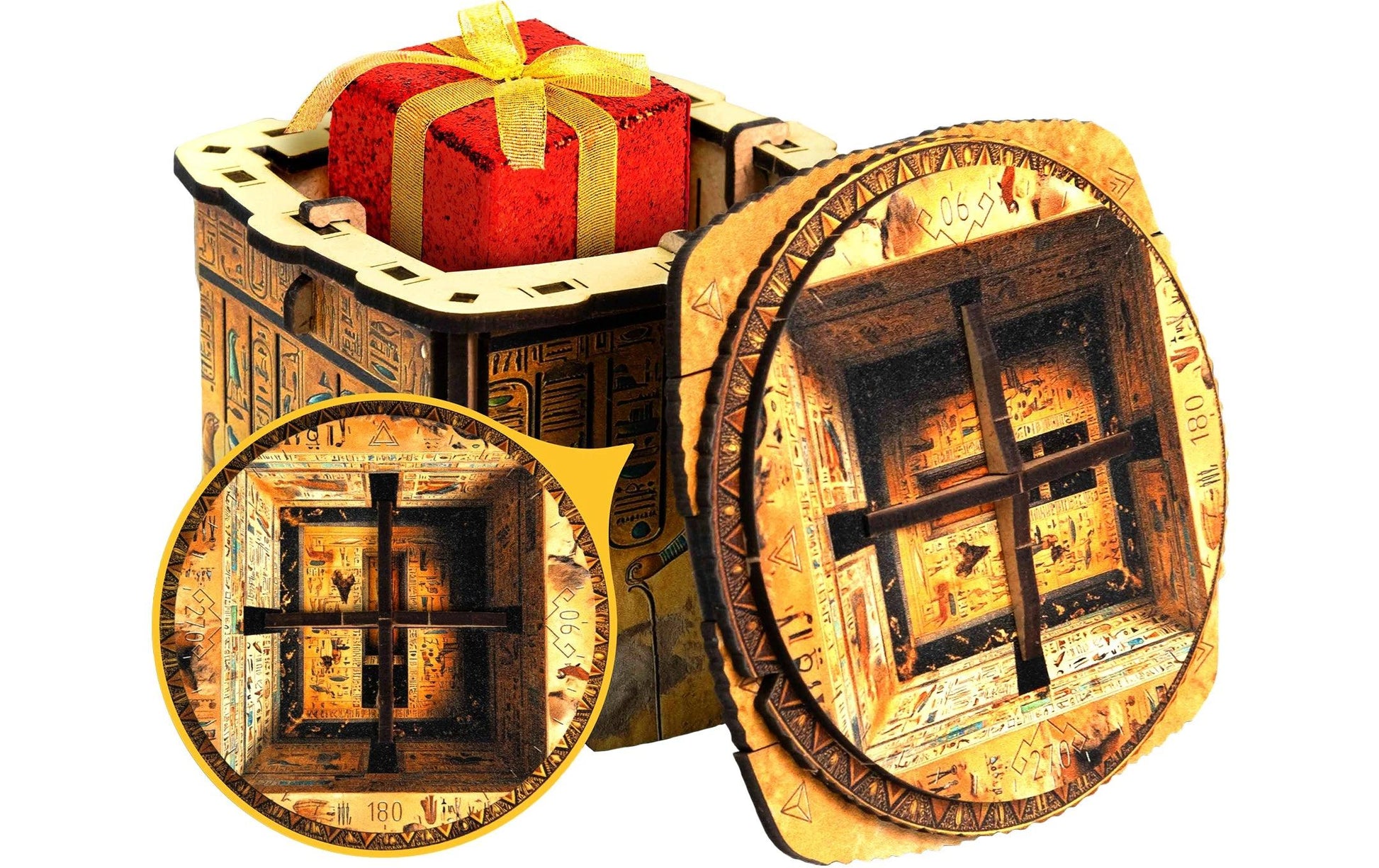EscapeWelt Art Secret Box The Lock – Knobelbox, 1–2 Spieler, ab 14 Jahren, DE/EN/FR