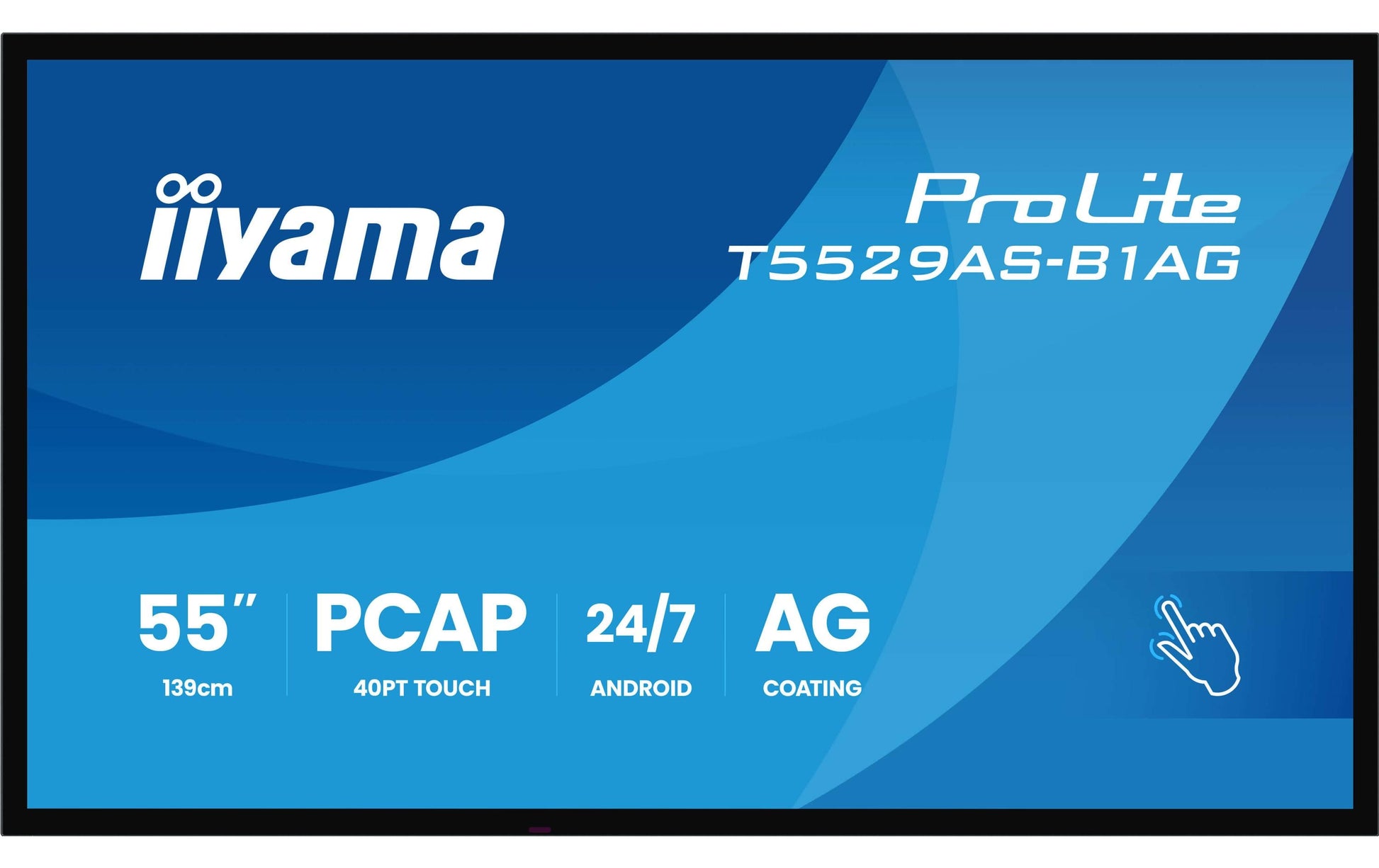 iiyama Interaktives Touch-Display, 55", Ultra HD 4K, 500 cd/m², Android
