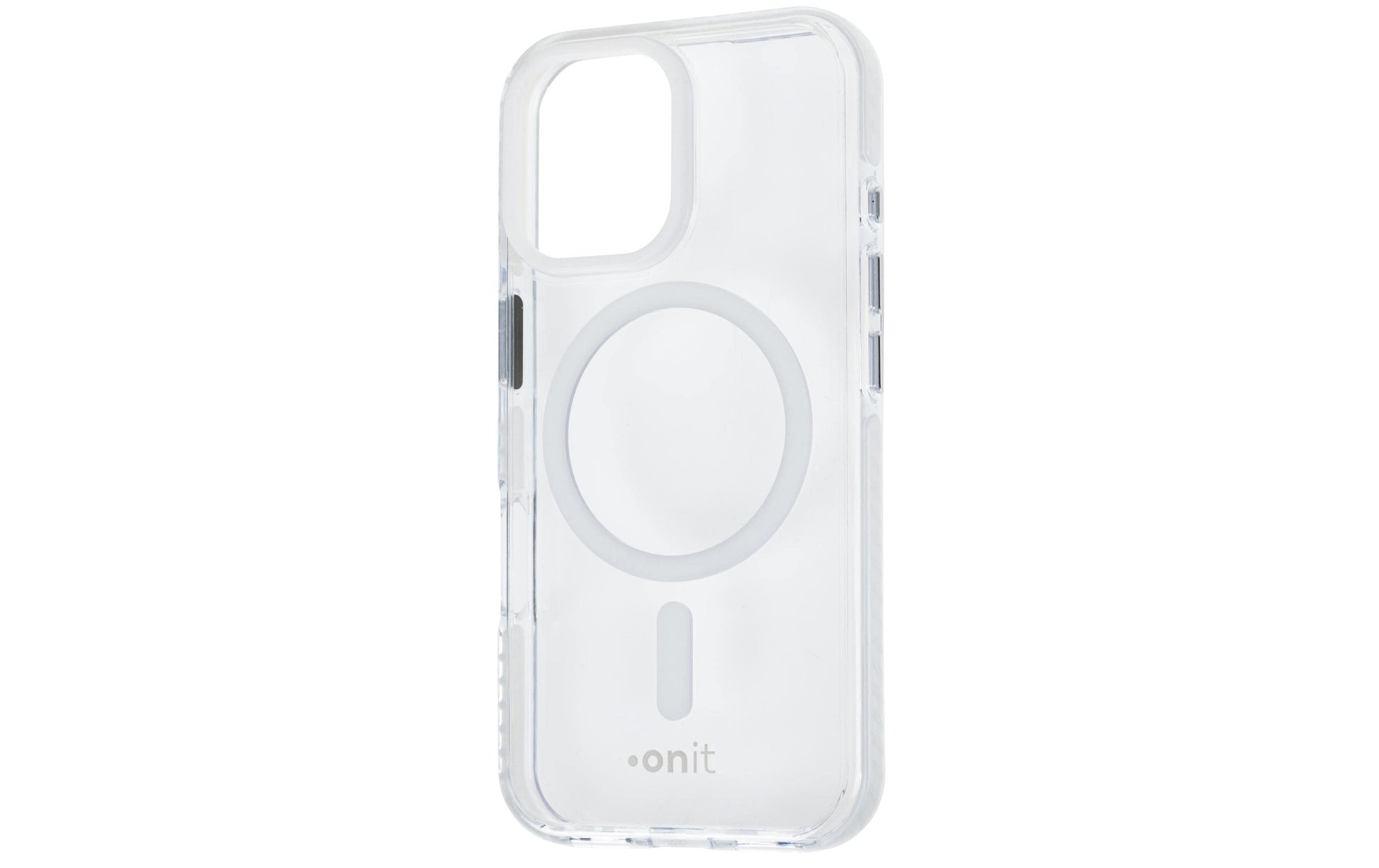 ONIT Mill.Std. Backcover – für Apple iPhone 16 – MagSafe, TPU, Transparent, Weiss, bis 3 m Sturzsicher