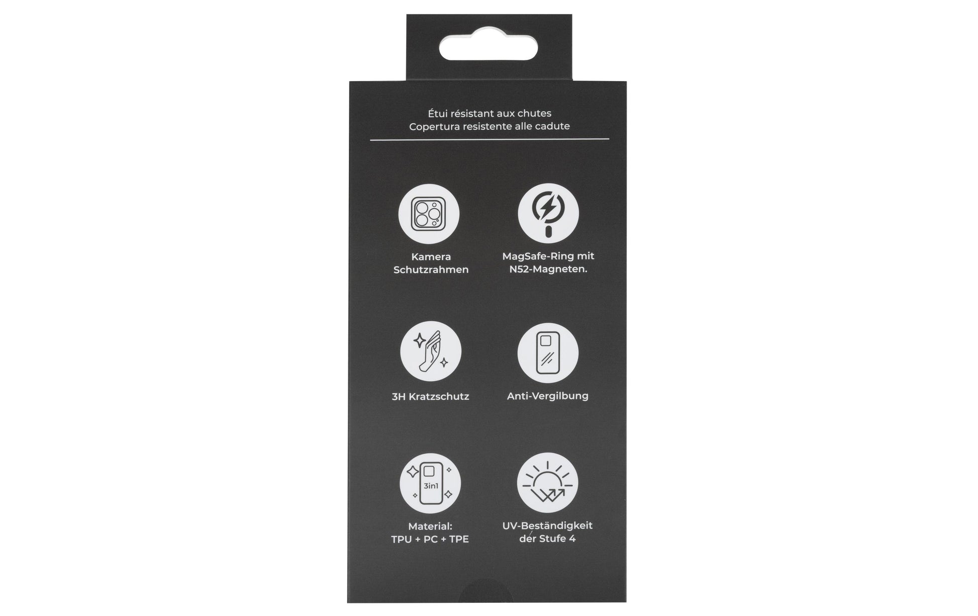 ONIT Mill.Std. Backcover – für Samsung Galaxy S25, MagSafe, PC+TPE+TPU, Weiss matt, bis 3 m Sturzschutz