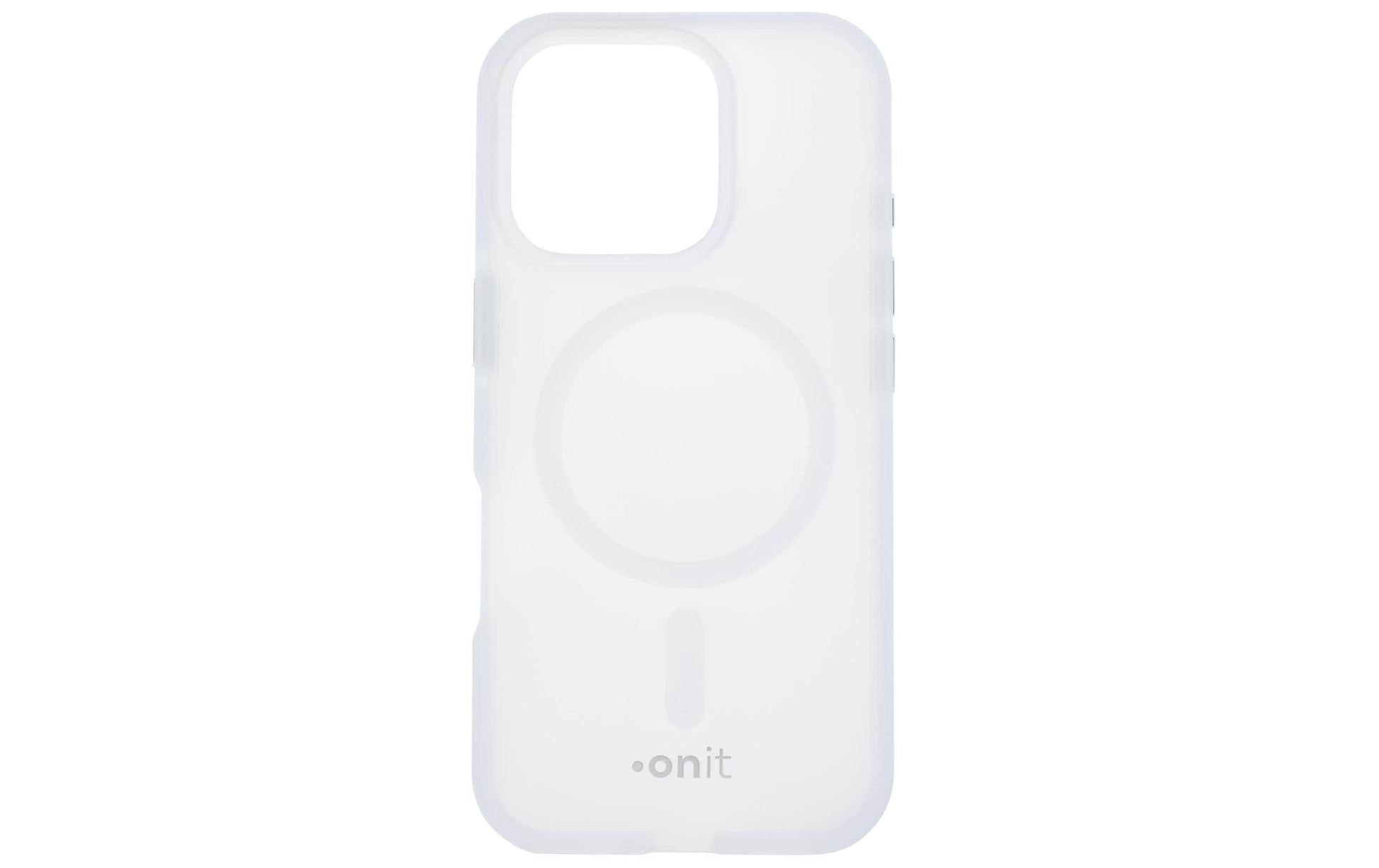 ONIT Mill.Std. Backcover – für Apple iPhone 16 Pro – MagSafe, TPU, Weiss matt, bis 3 m Sturzsicher
