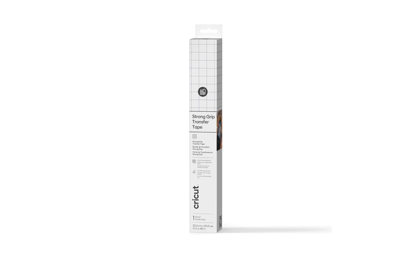 Cricut Transfertape selbstklebend – transparent – 30,5 × 370 cm – für Schneideplotter