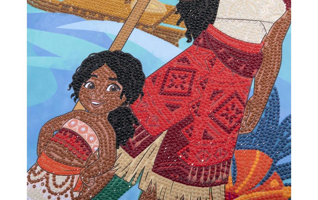 CRAFT Buddy Crystal Art Scroll – Diamond Painting Set – Moana – 40 × 50 cm – ab 8 Jahren
