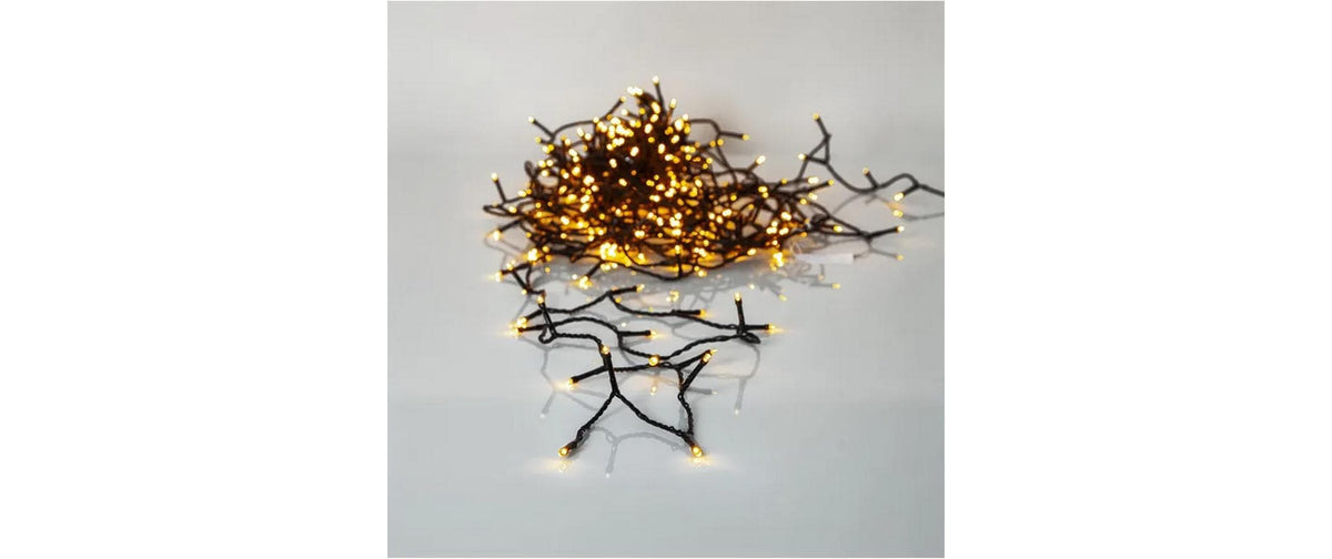 Star Trading Lichterkette – 25,2 m, Warmweiss, Netzbetrieb, 360 LEDs, Grün