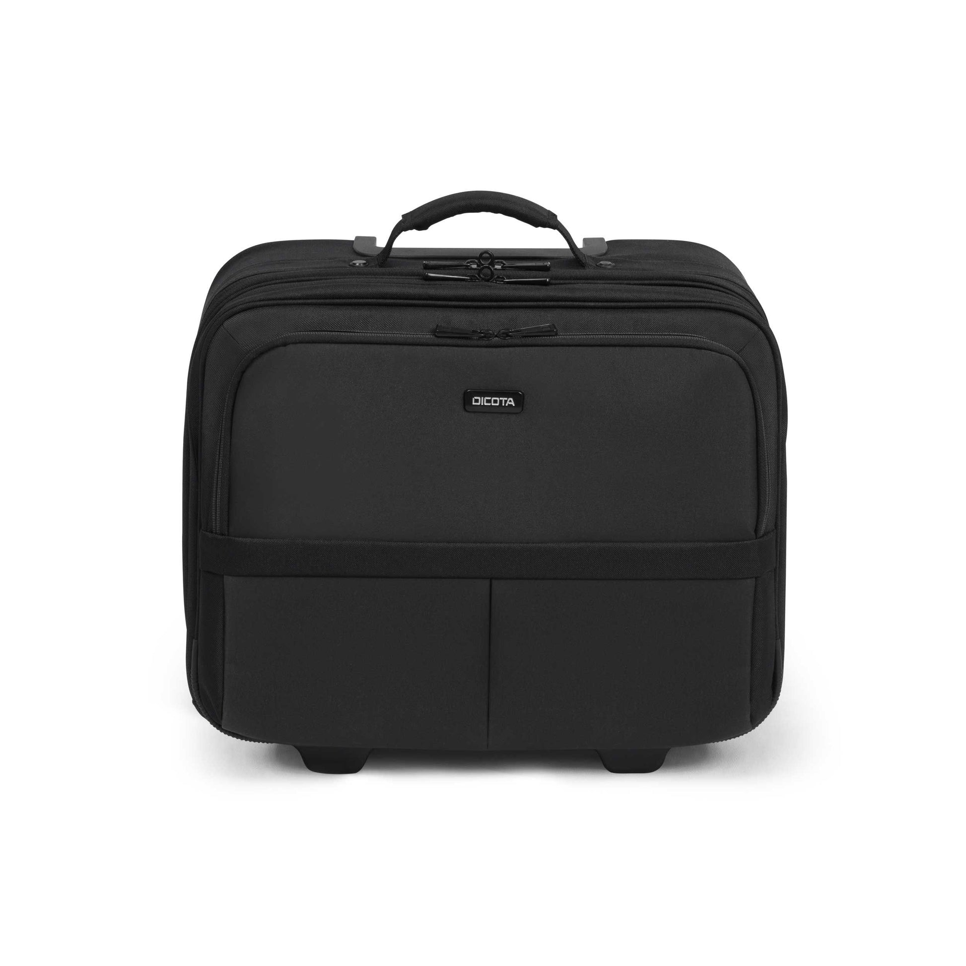 DICOTA SCALE Notebook-Tasche bis 15,6" – abschliessbares, gepolstertes Notebookfach – Schwarz