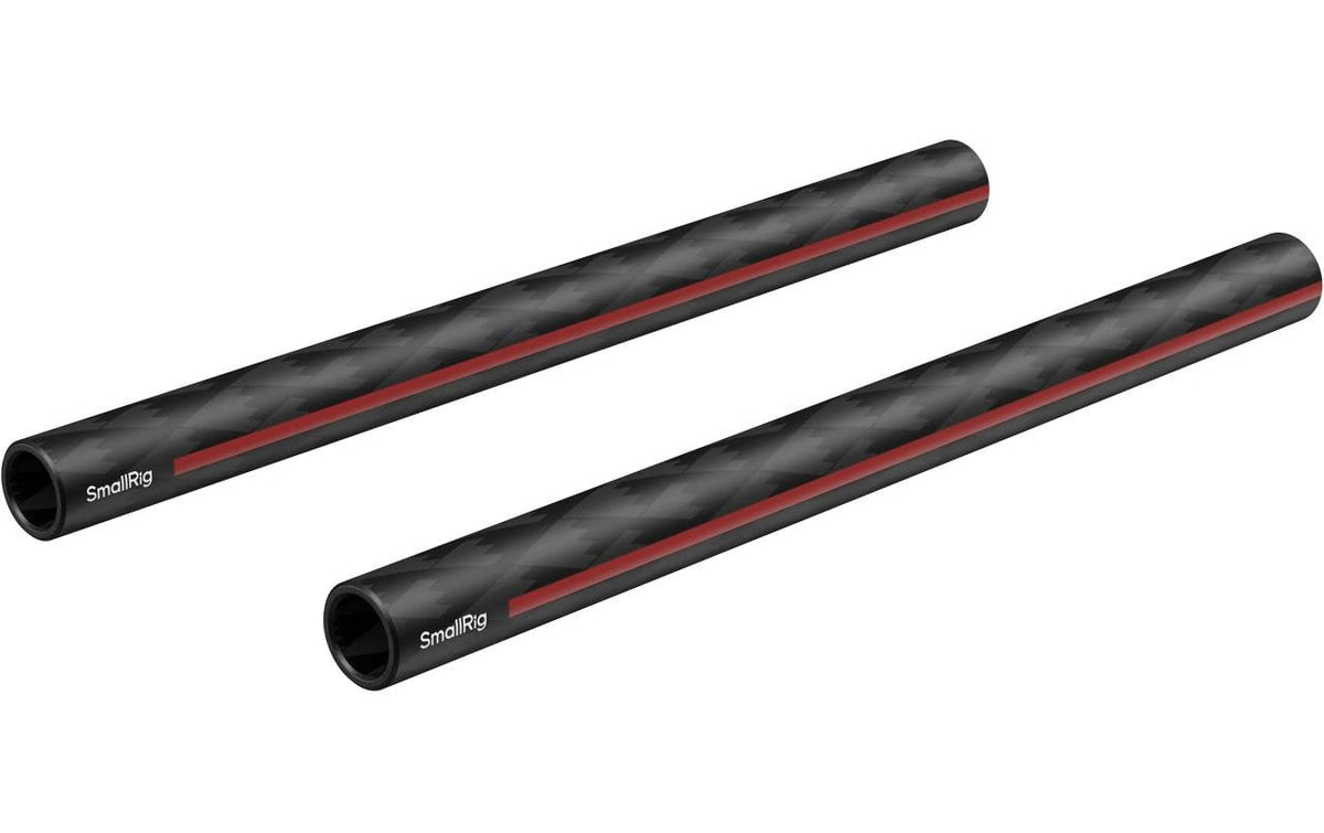 SmallRig 5211 Karbonfaser-Stange 15 mm × 200 mm – Schwarz – 2er-Pack