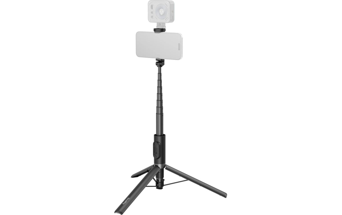 SmallRig ST30 Lite – Foto-/Video-Griff – 3-Bein-Stativ, 147 cm, Traglast 1 kg – für Smartphones – Schwarz