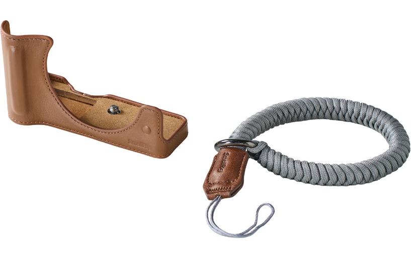 SmallRig 5432 Kamerahülle – Aluminium, Leder, Nylon – für Canon EOS R50 V – Braun