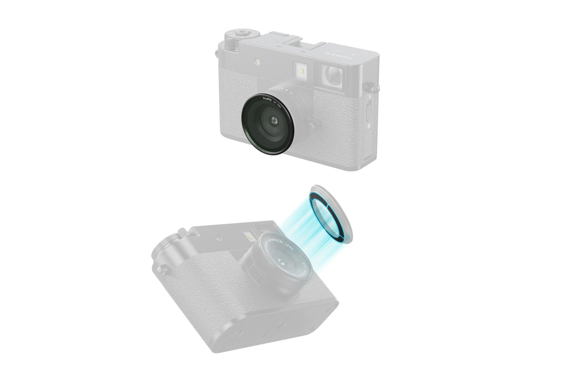 SmallRig 5214 UV-Filter 37 mm – Aluminium/Glas – für FUJIFILM X half – Schwarz