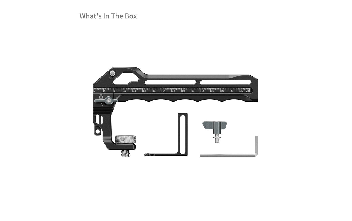 SmallRig 5236 Handgriff für Digitalkamera – Aluminium, 204,4 × 37,7 × 91,6 mm – für DJI – Schwarz