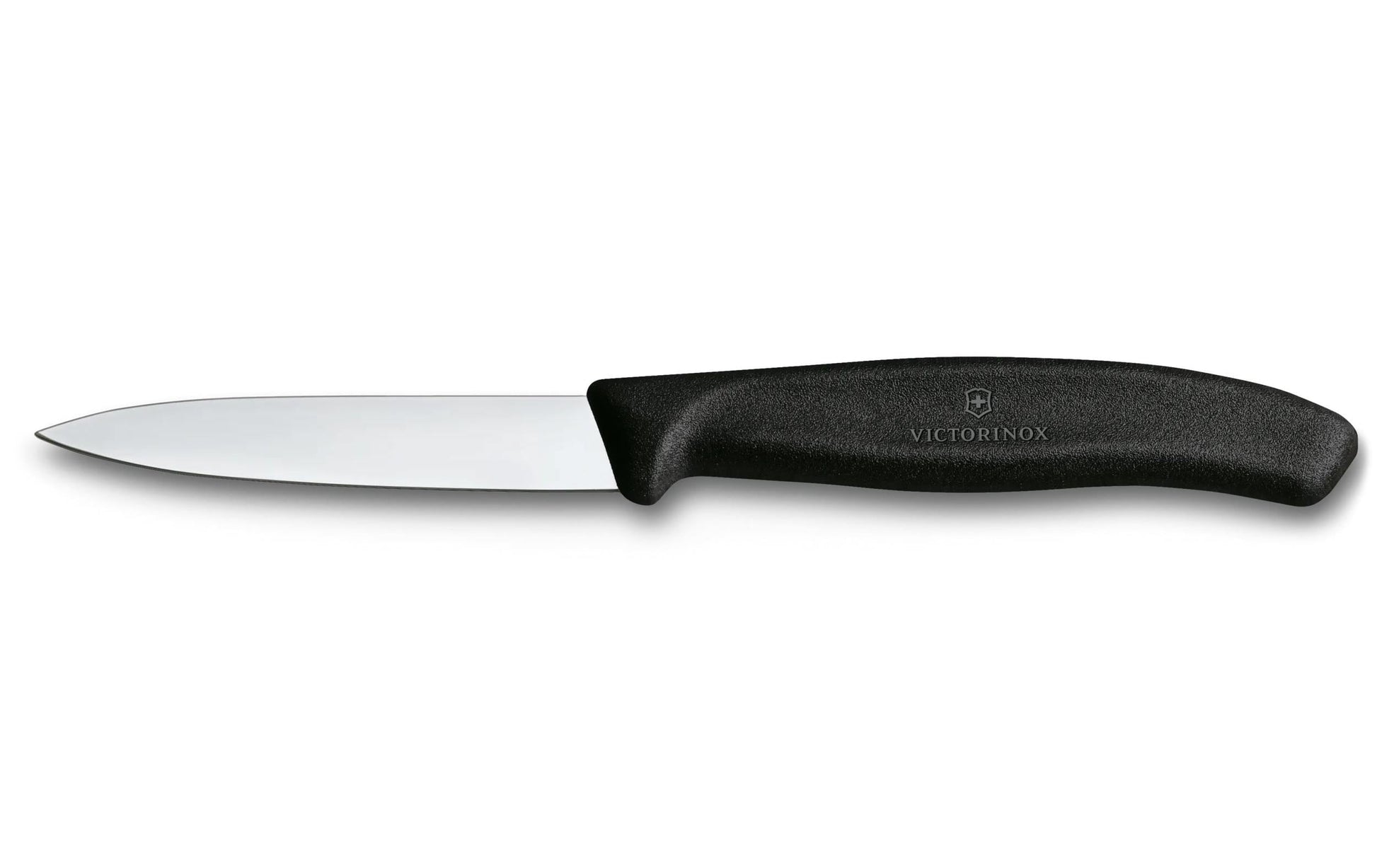Victorinox Gemüsemesser 10 cm, Edelstahl, Griff Polypropylen (PP), Schwarz