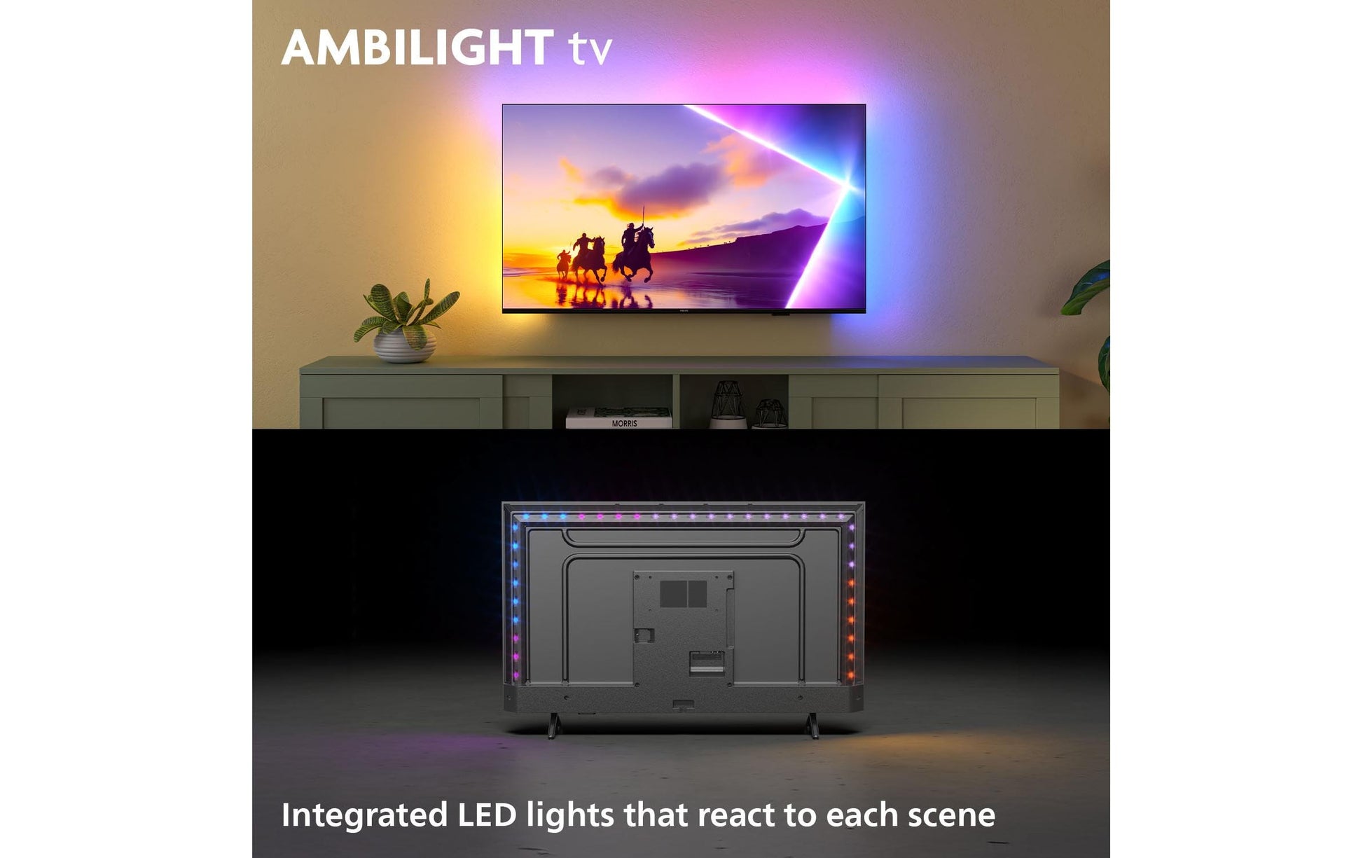 Philips 55PUS8500/12 – 55" QLED UHD 4K, Titan OS, Ambilight (2025)