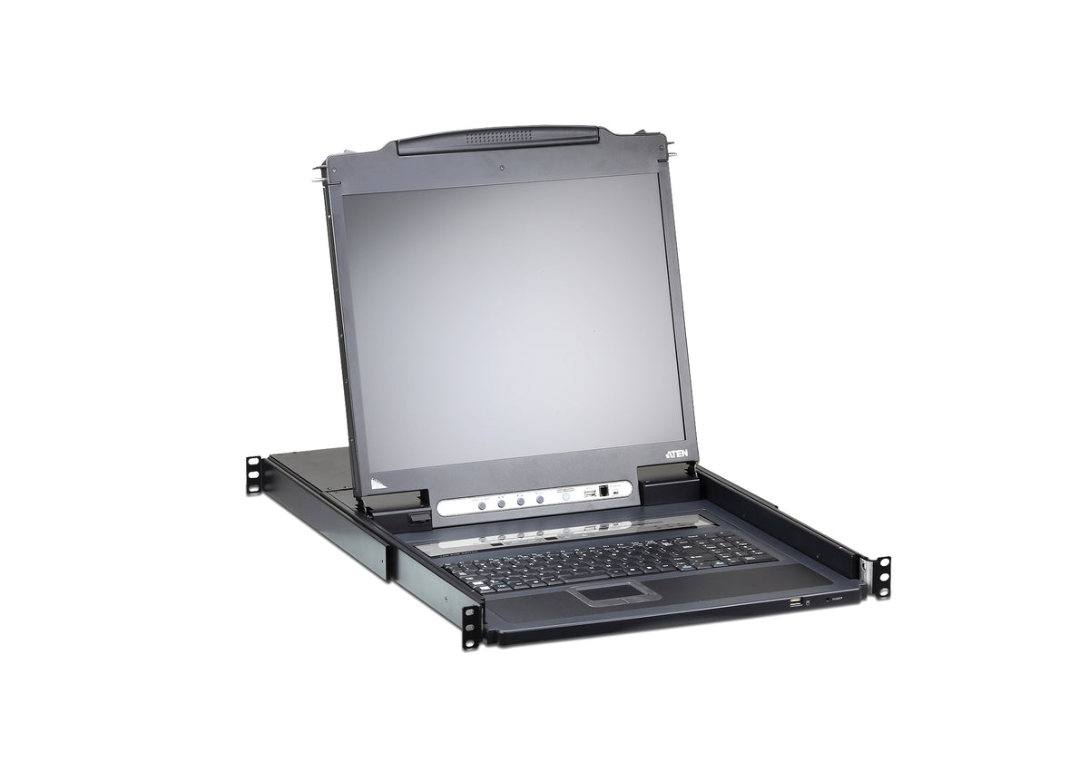 ATEN CL5716iN – 16-Port VGA KVM-over-IP Switch – 1280 × 1024/75 Hz, USB/PS/2, Rack 1U