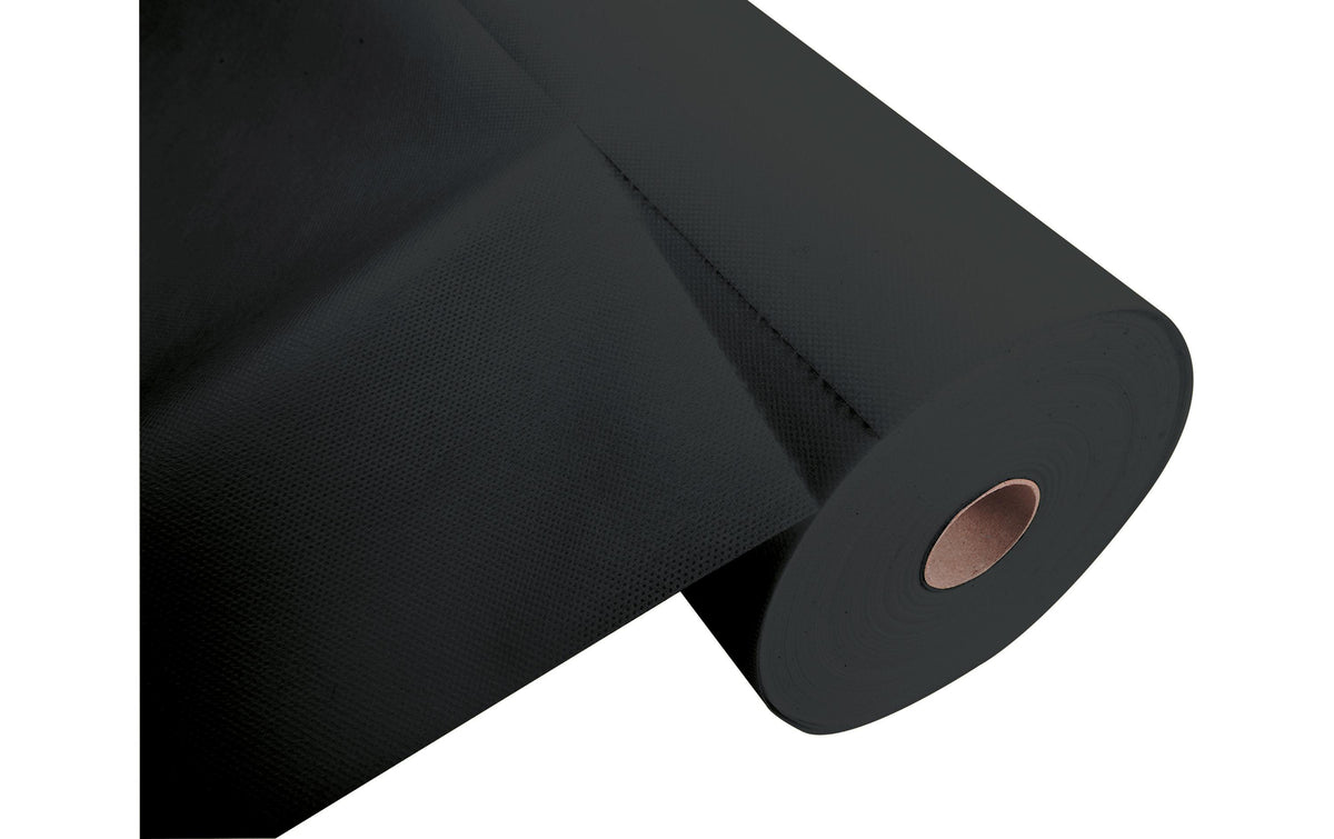 PRONAPPE Tischläufer – PP, schwarz, 40 cm × 4,8 m