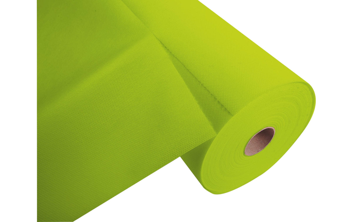 PRONAPPE PRO nappe Tischläufer auf Rolle – 40 cm×4,8 m, Polypropylen (PP), Grüngelb