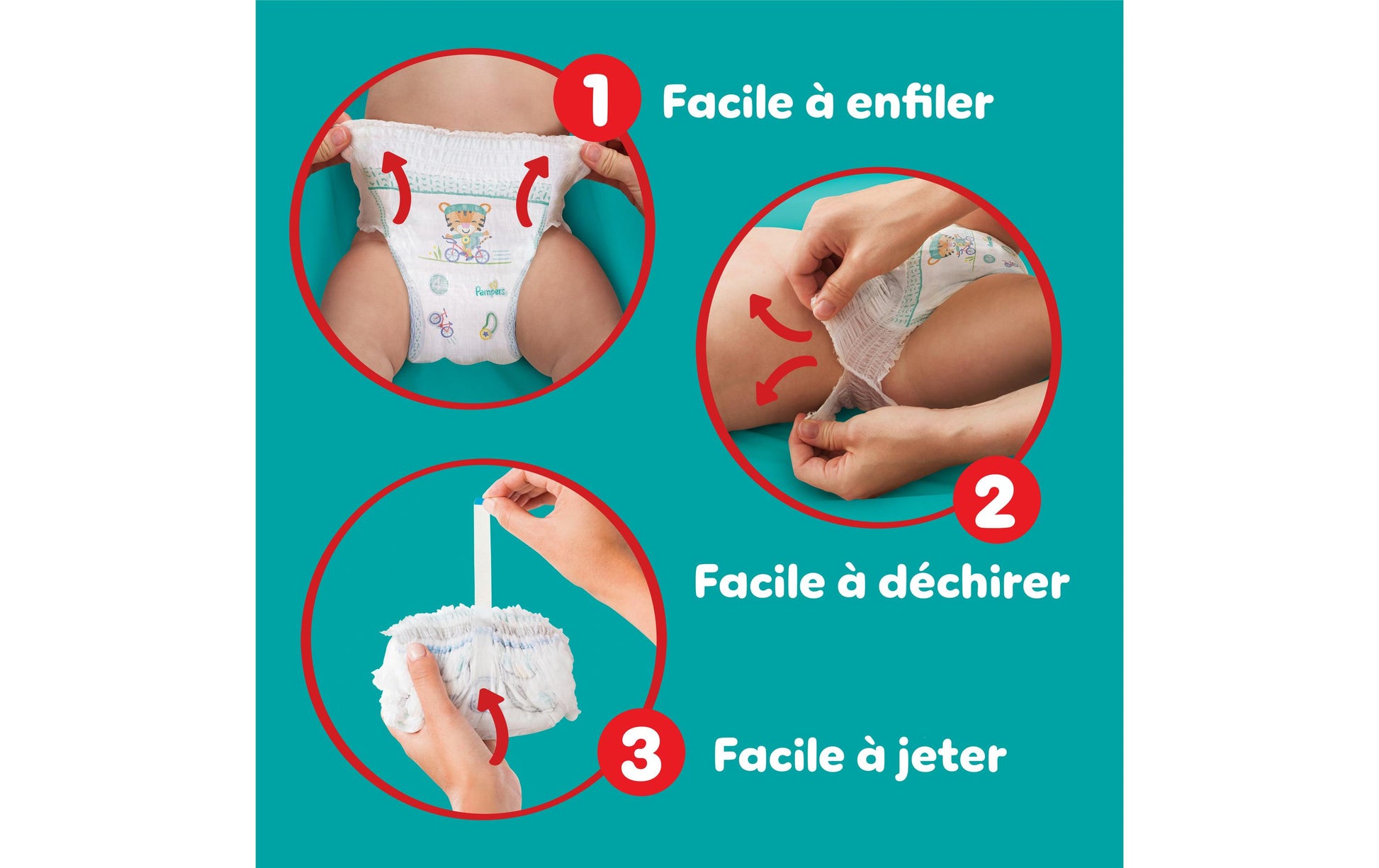 Pampers Windeln Pants – Grösse 8 (ab 17 kg) – 117 Stk – weiss
